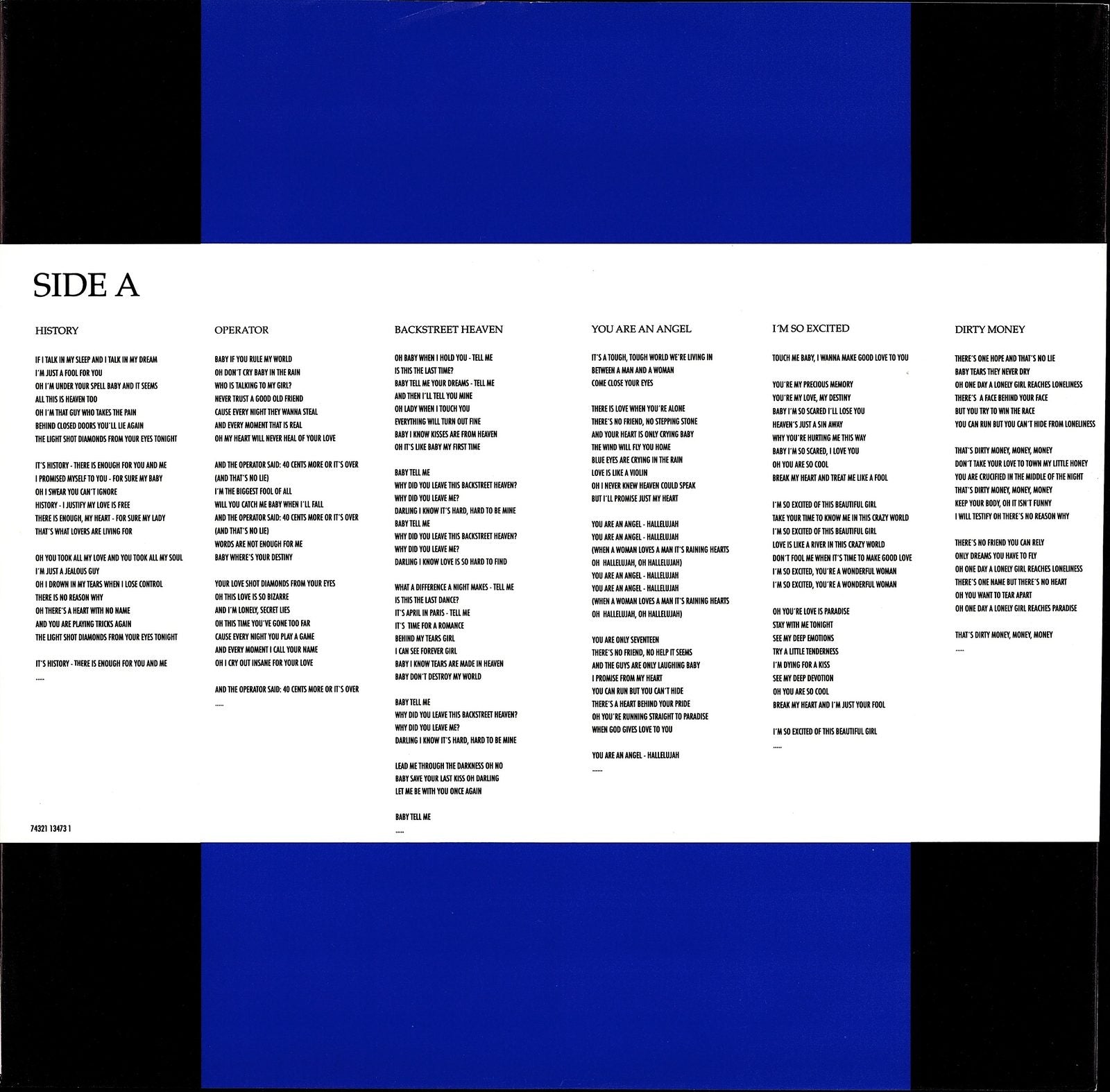 Blue System – Backstreet Dreams Vinyl LP