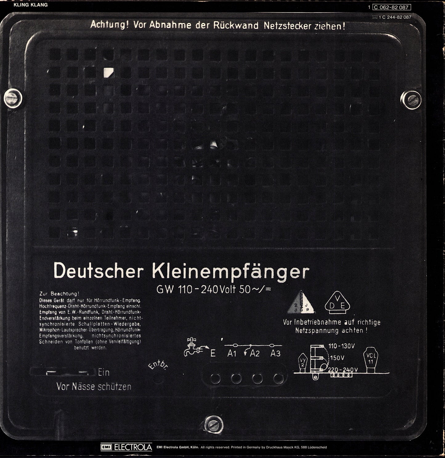 Kraftwerk - Radio-Aktivität Vinyl LP