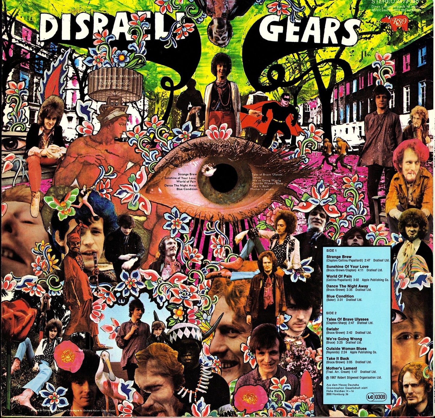 Cream - Disraeli Gears Vinyl LP