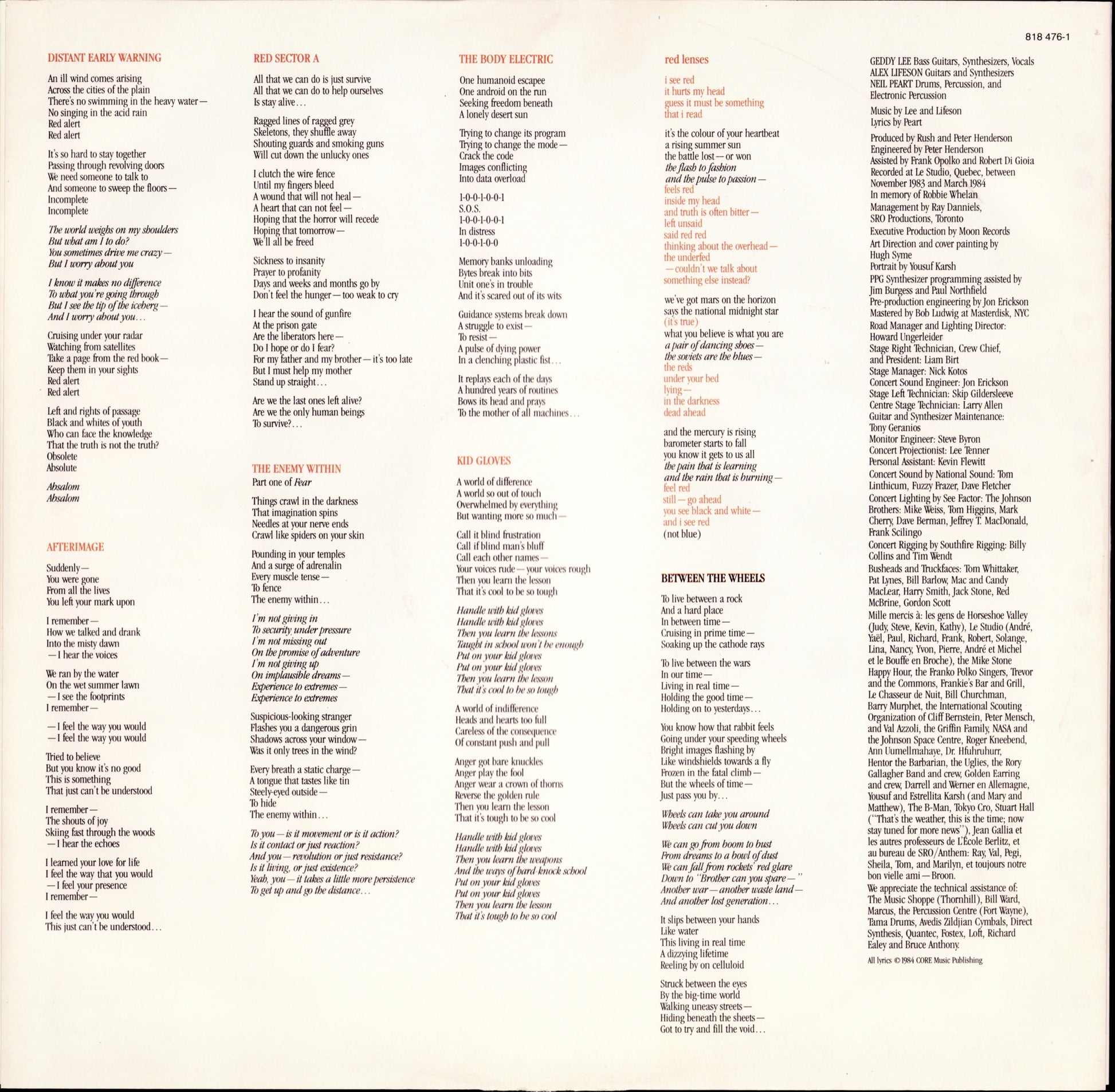 Rush - Rush Vinyl LP Kopie