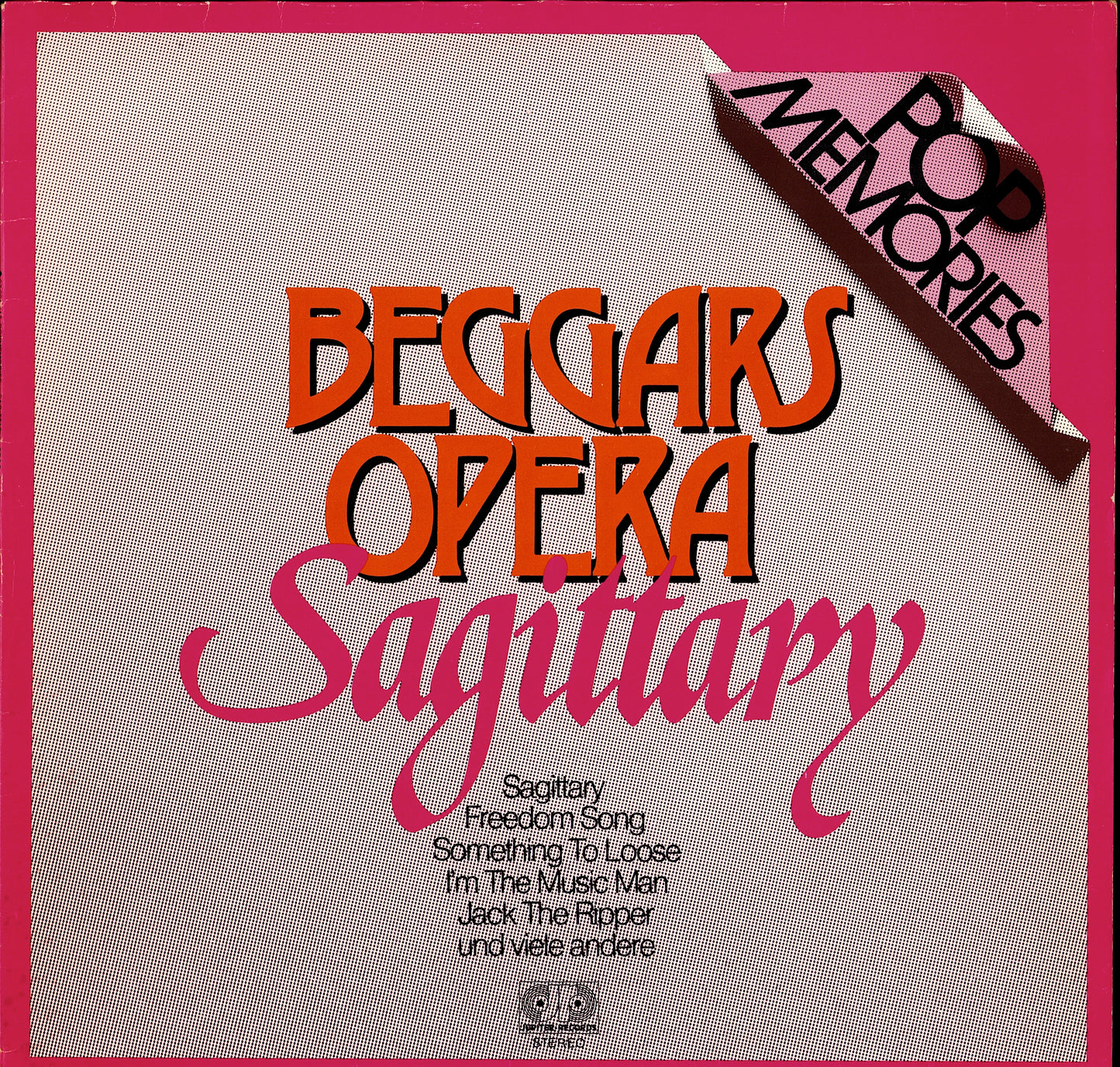 Beggars Opera - Act One Vinyl LP Kopie