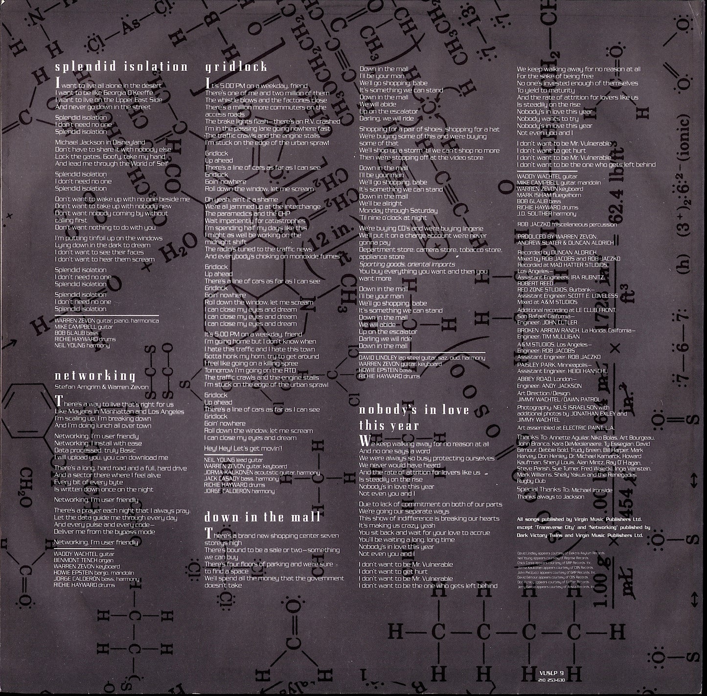 Joe Jackson ‎– Body And Soul Vinyl LP Kopie