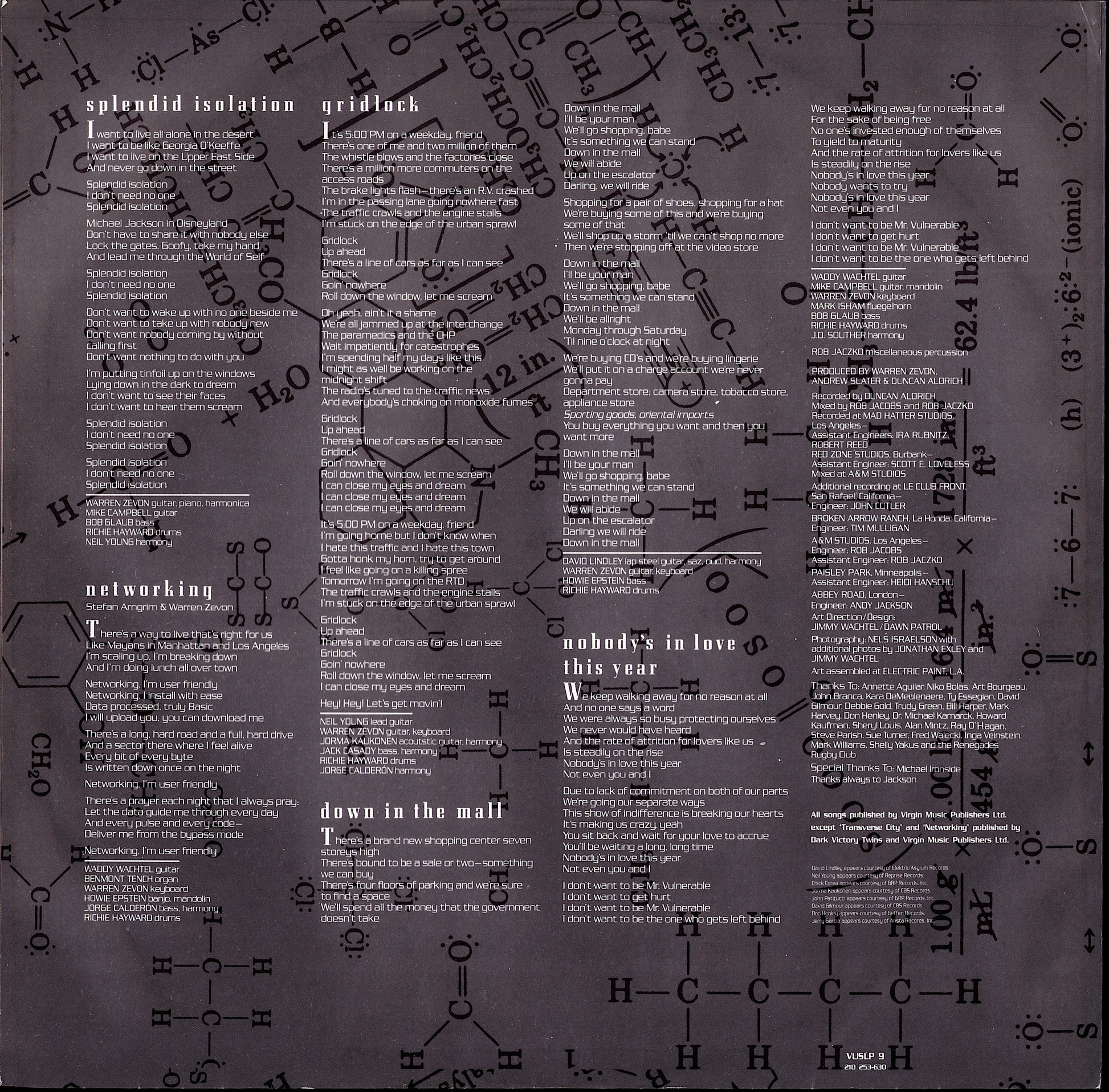 Joe Jackson ‎– Body And Soul Vinyl LP Kopie