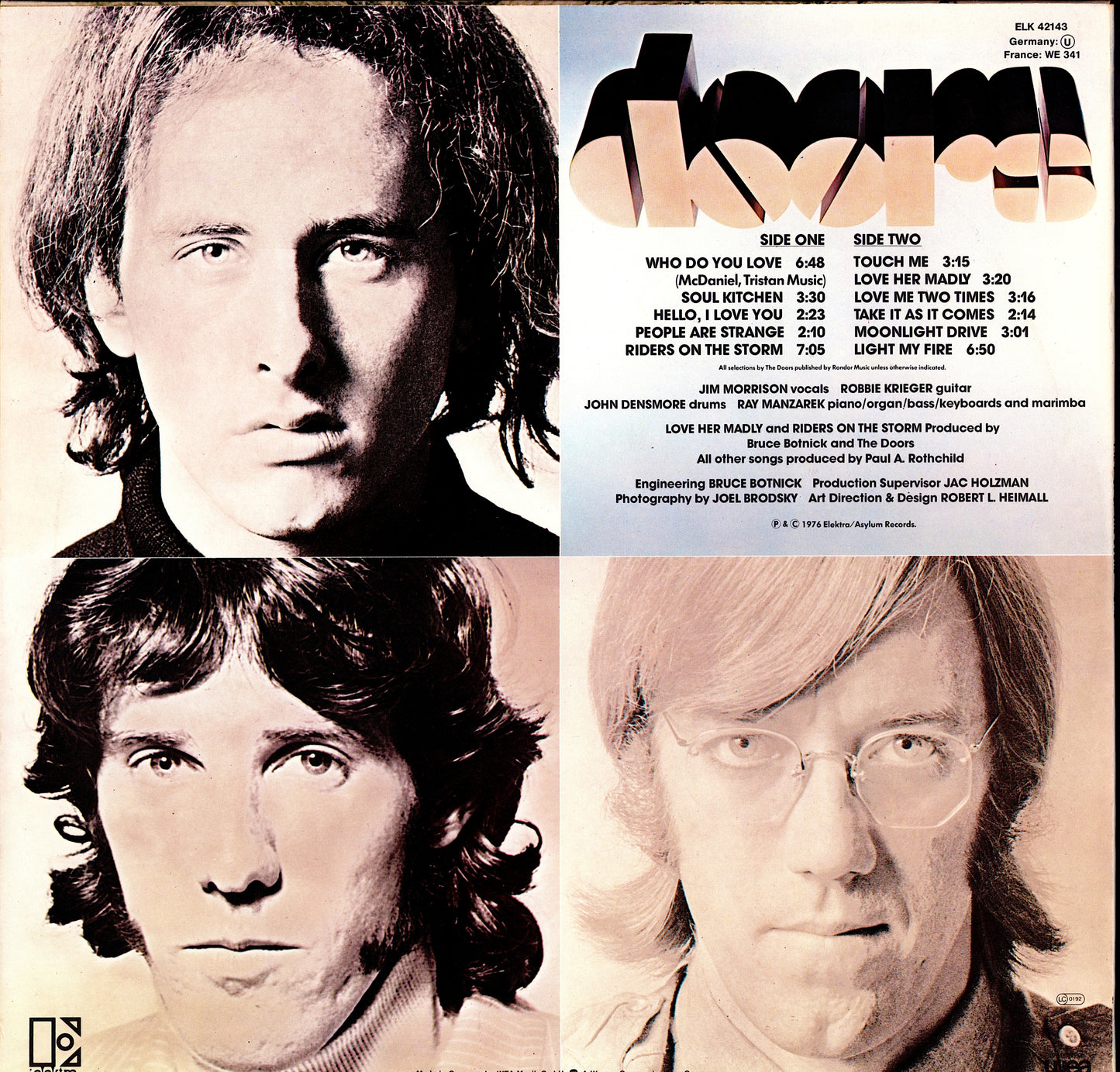 The Doors ‎- The Best Of The Doors Vinyl LP