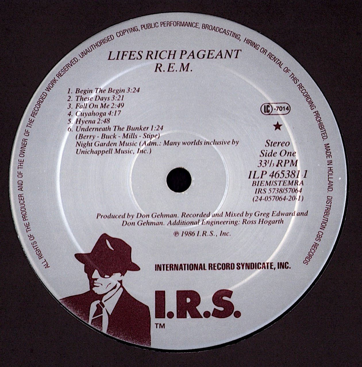 R.E.M. - Lifes Rich Pageant Vinyl LP