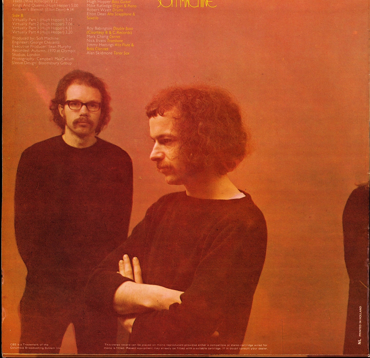 Soft Machine ‎- Faces And Places Vol. 7 Vinyl LP Kopie