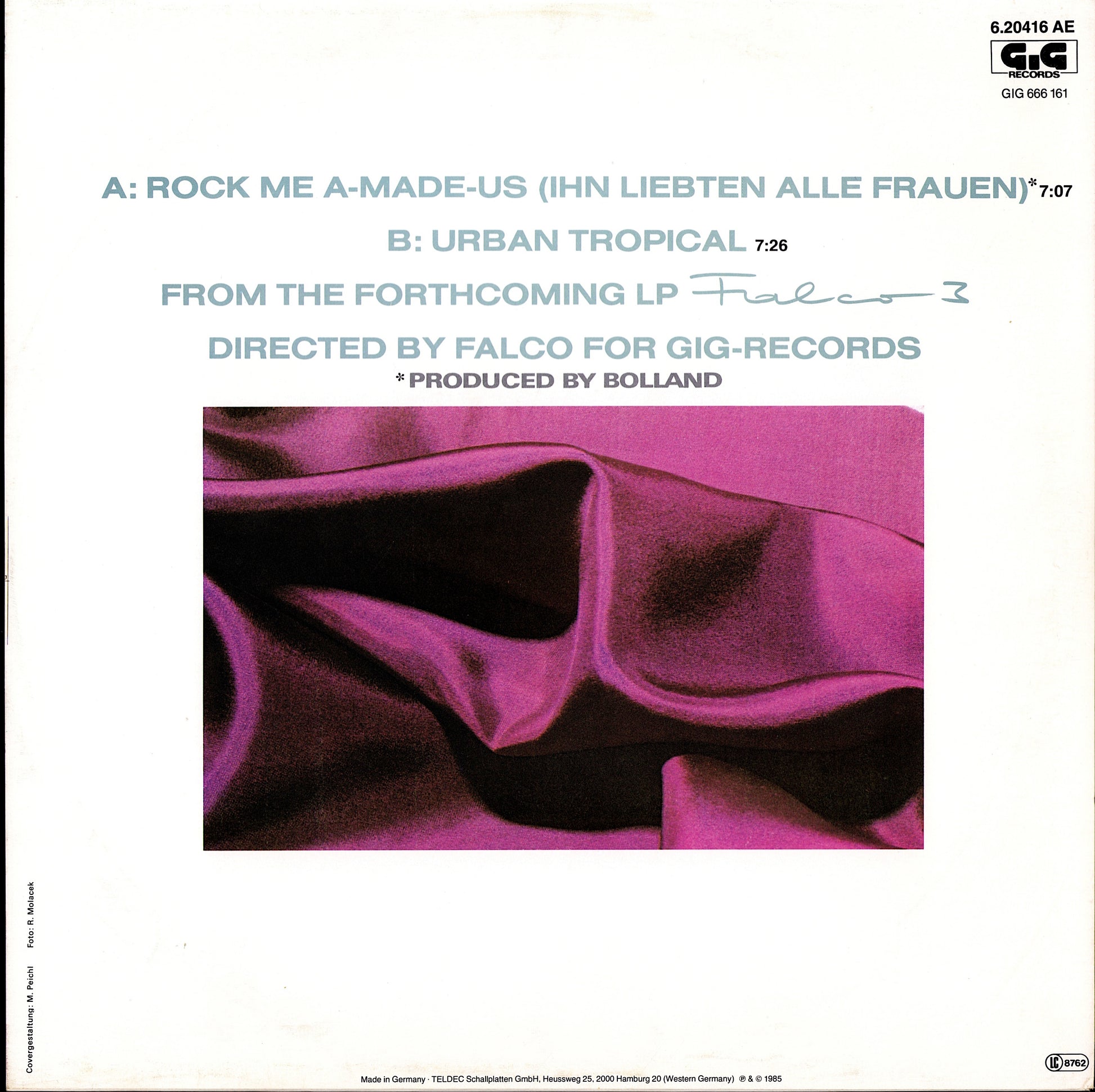 Falco ‎- Rock me Amadeus Vinyl 12" Maxi-Single