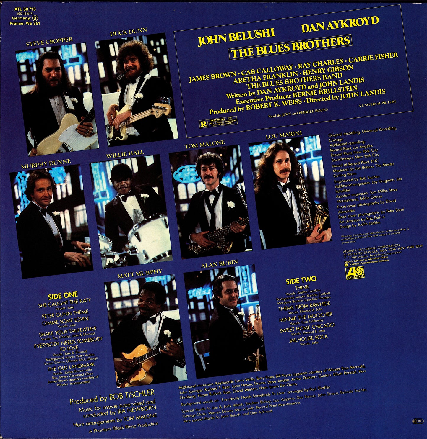 The Blues Brothers – The Blues Brothers Original Soundtrack Recording Vinyl LP