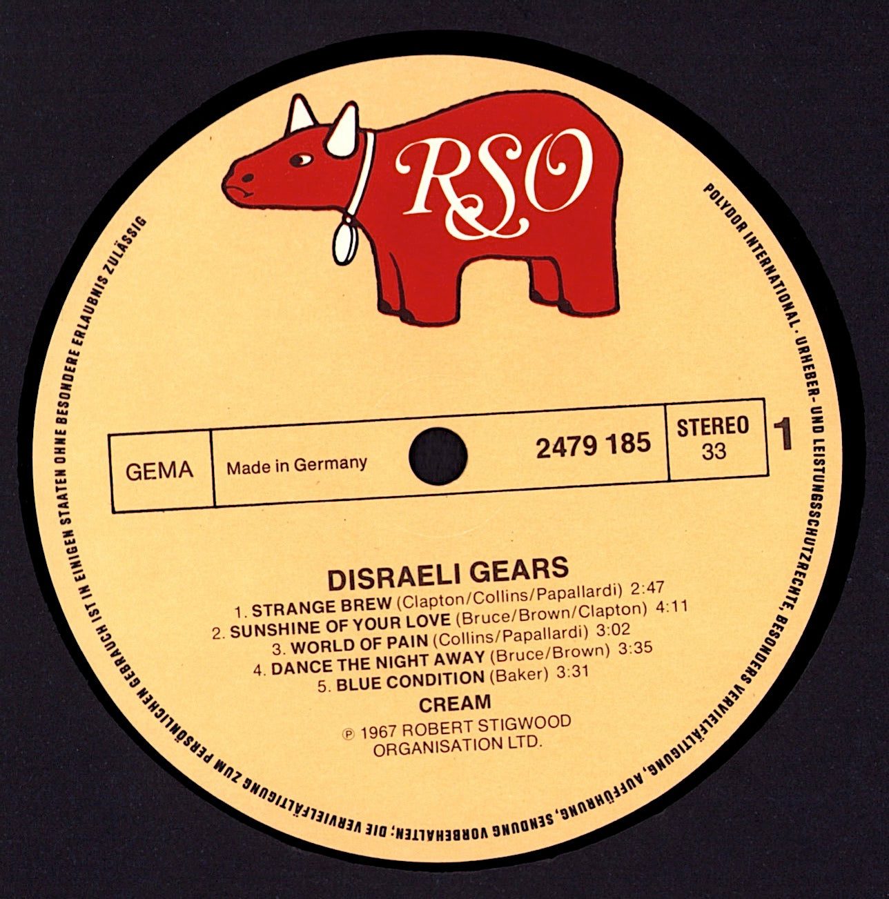 Cream - Disraeli Gears Vinyl LP