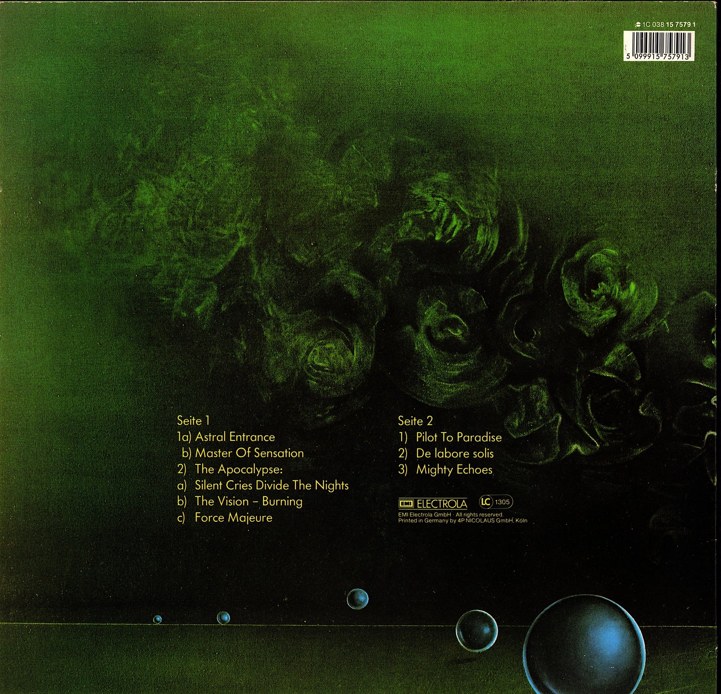 Eloy – Silent Cries And Mighty Echoes Vinyl LP