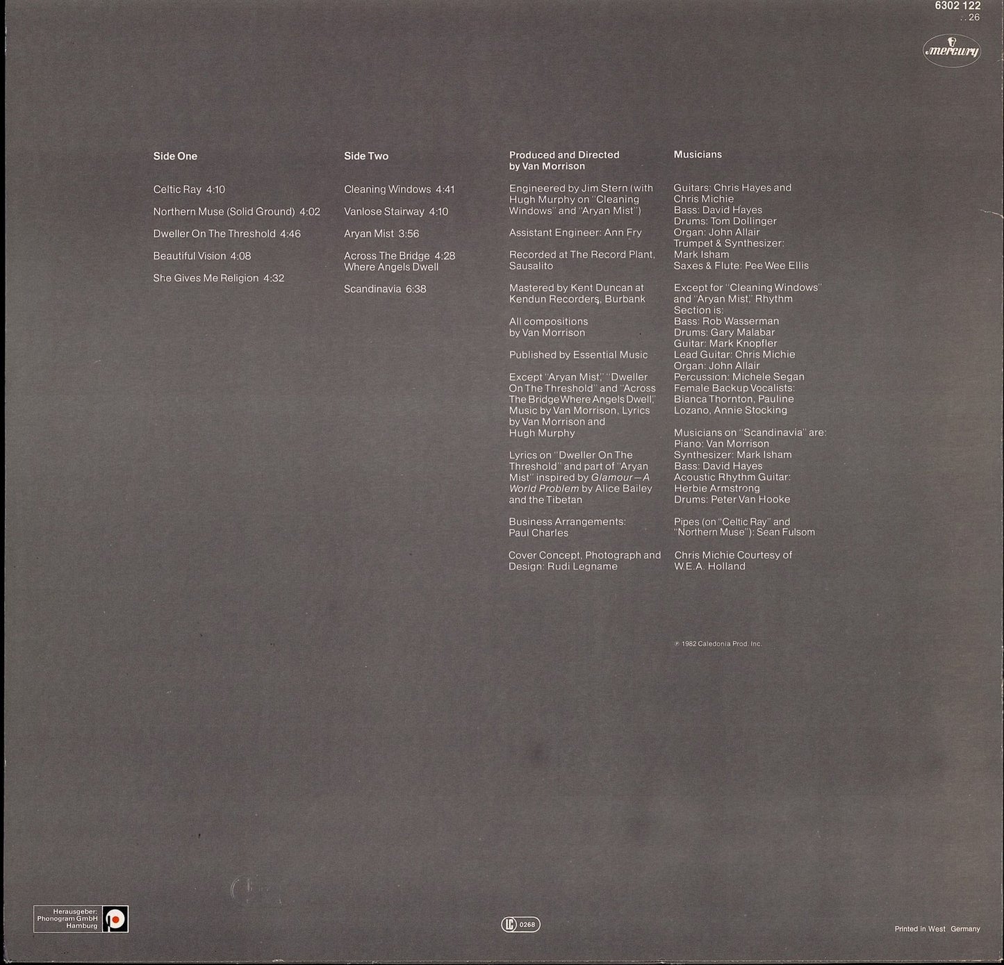 Van Morrison - Beautiful Vision Vinyl LP