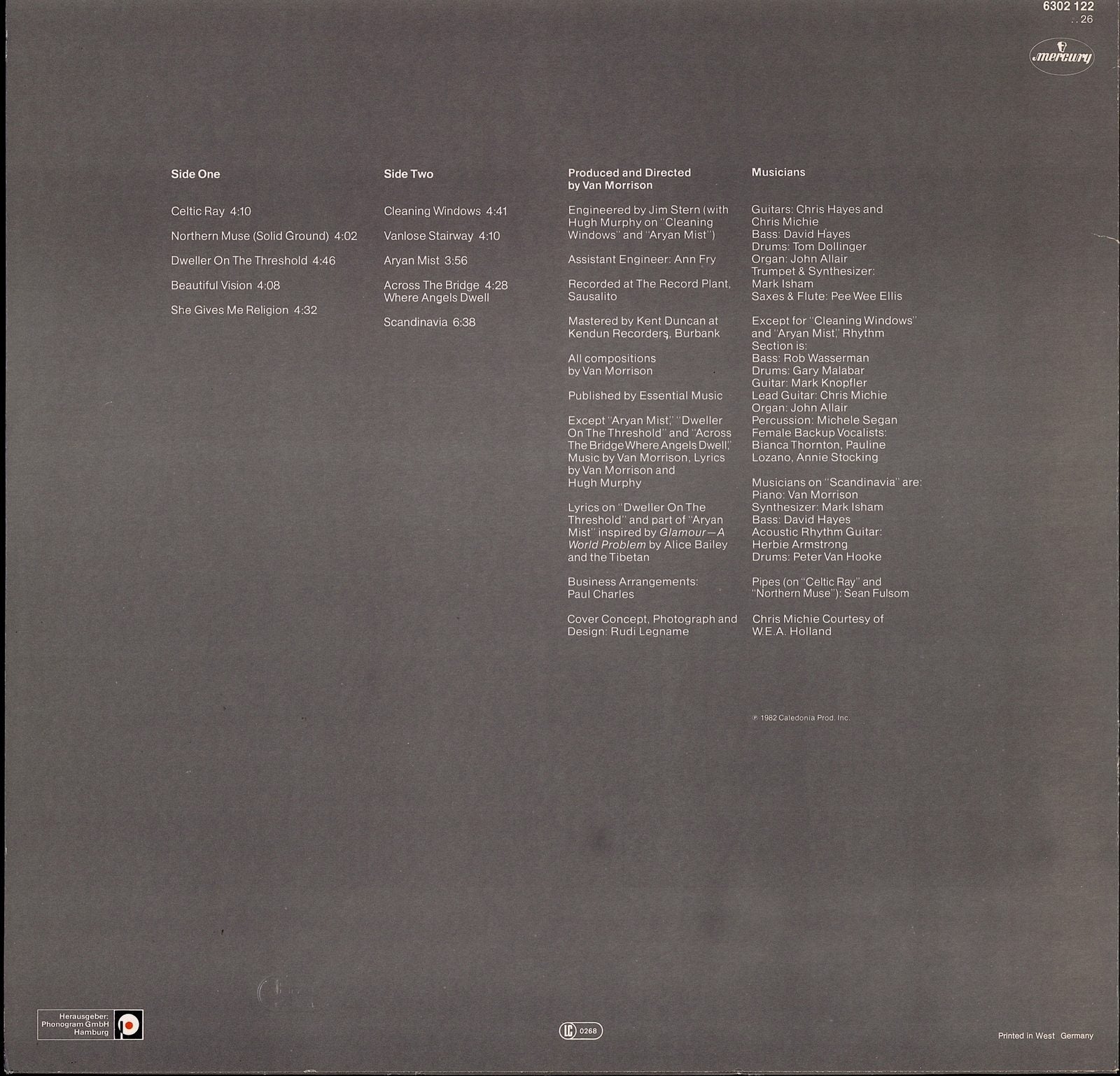 Van Morrison - Beautiful Vision Vinyl LP