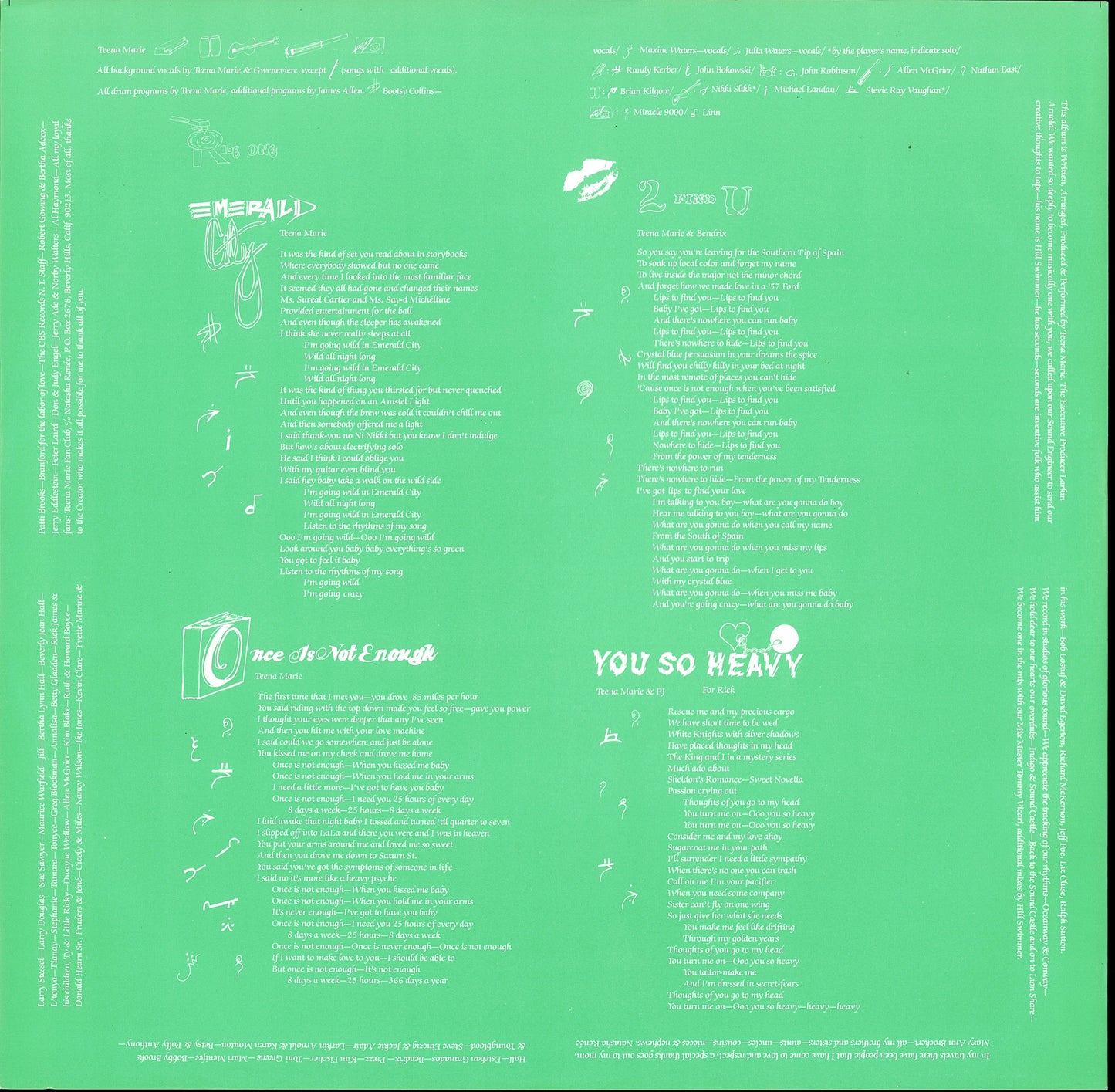 Teena Marie – Emerald City Vinyl LP