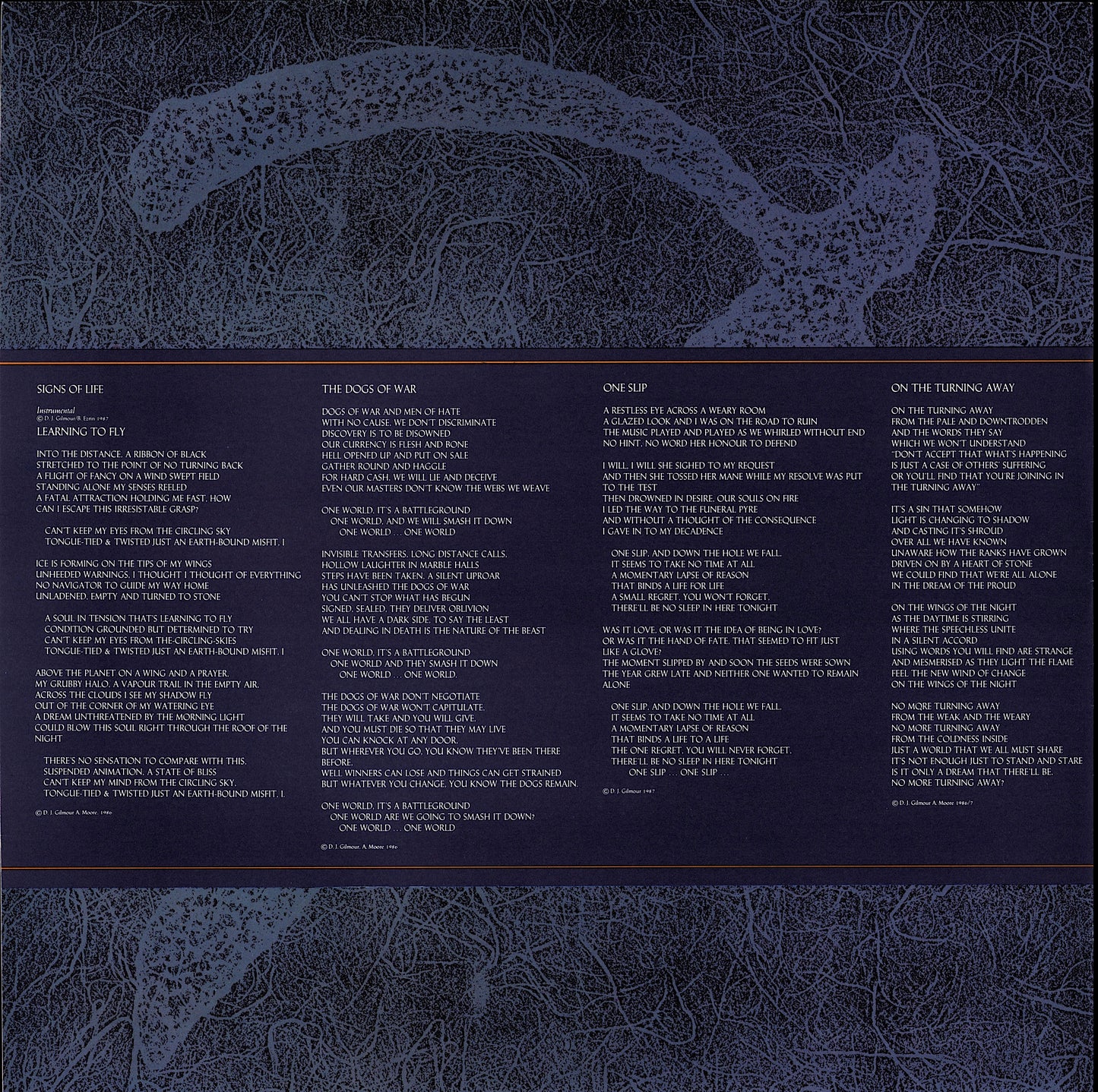 Pink Floyd - A Momentary Lapse Of Reason Vinyl LP Kopie