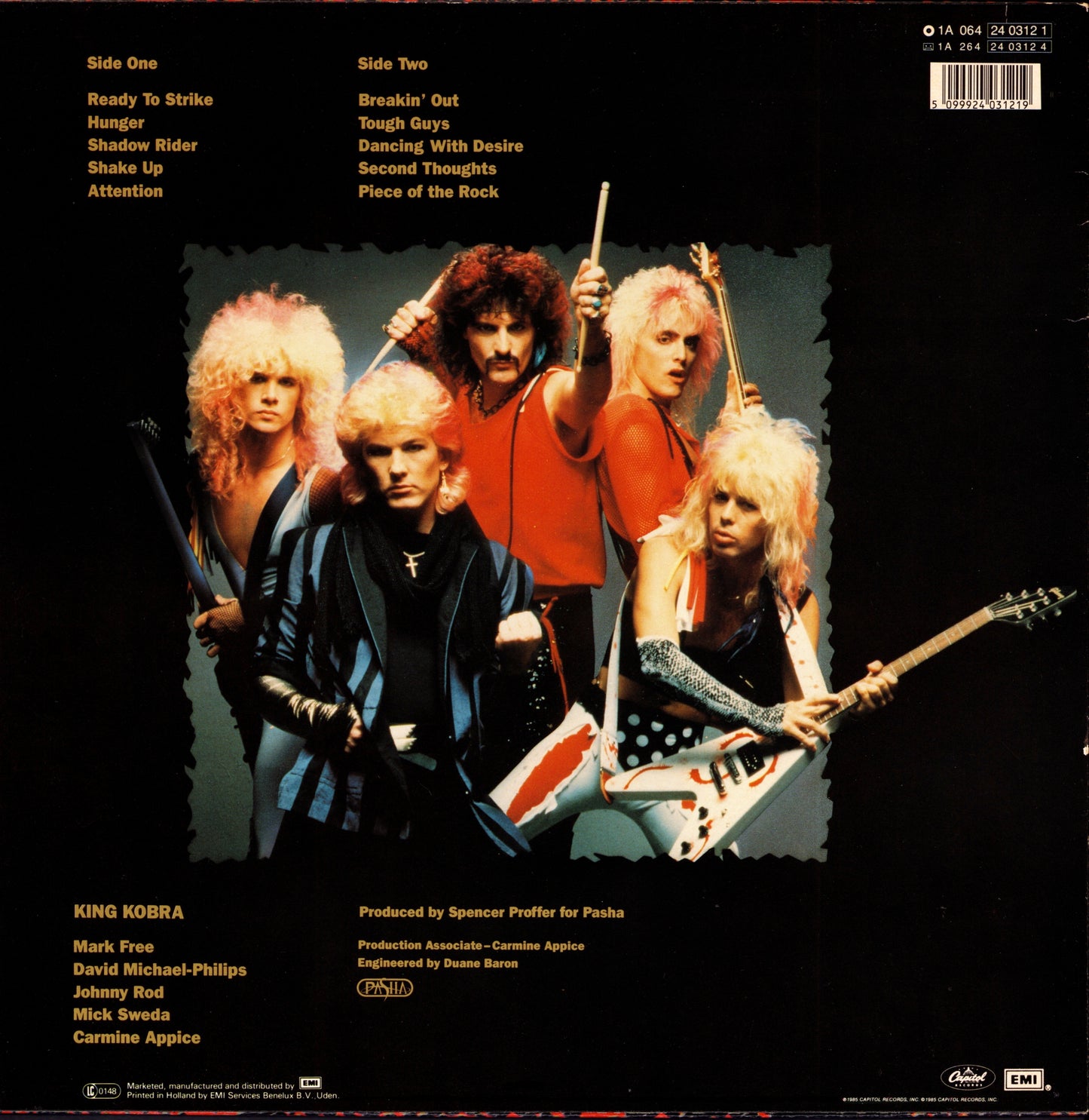 King Kobra - Ready To Strike Vinyl LP