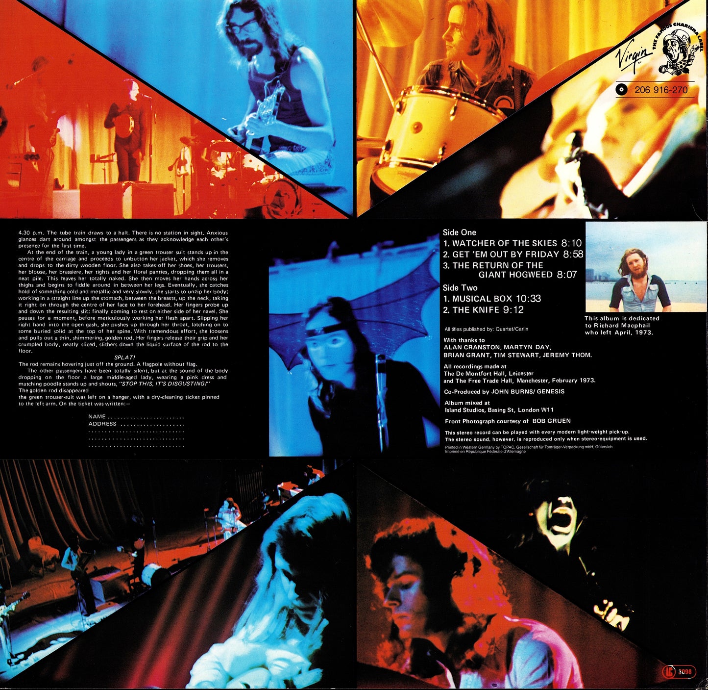 Genesis - Live Vinyl LP