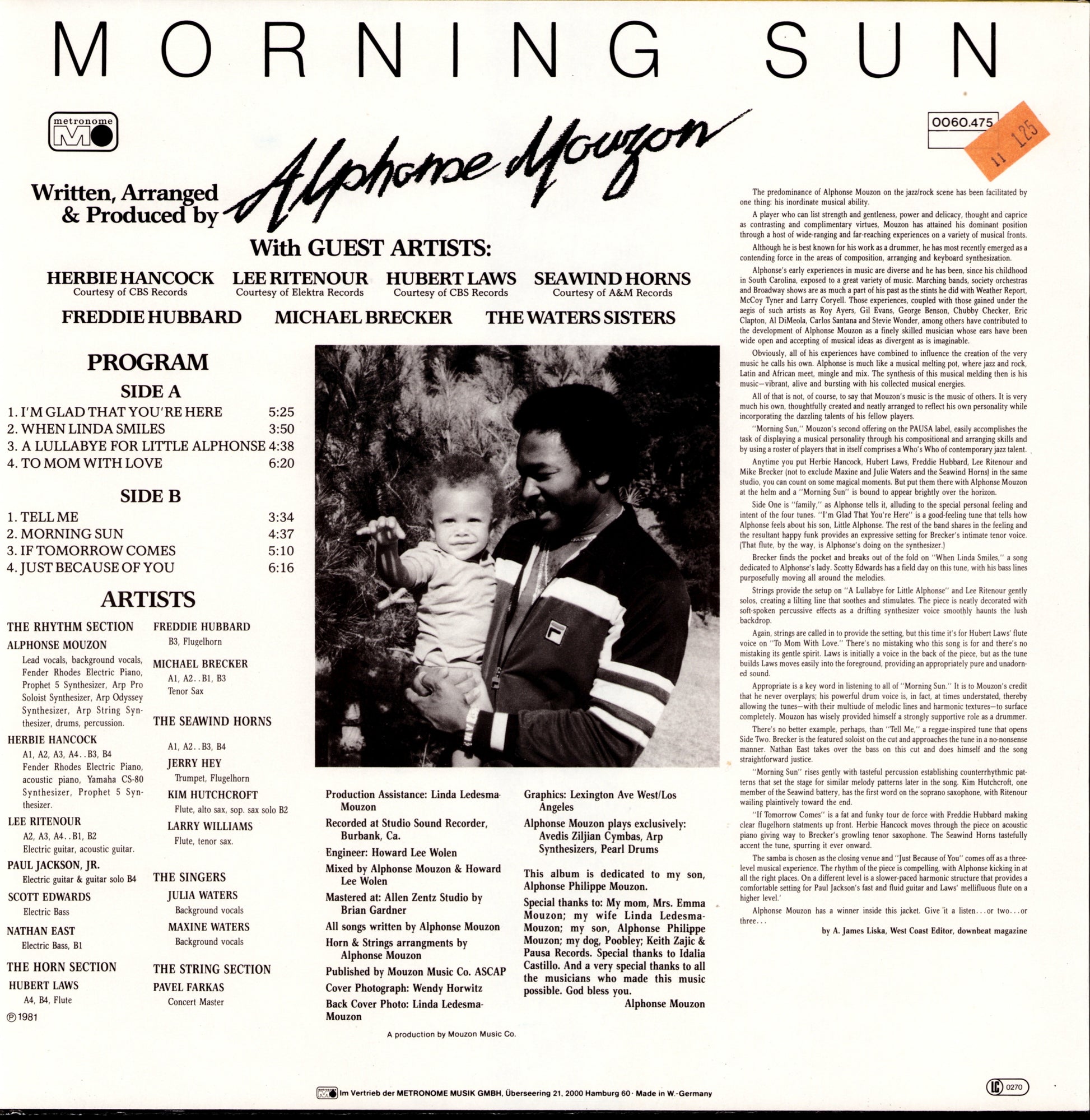 Alphonse Mouzon – In Search Of A Dream Vinyl LP Kopie