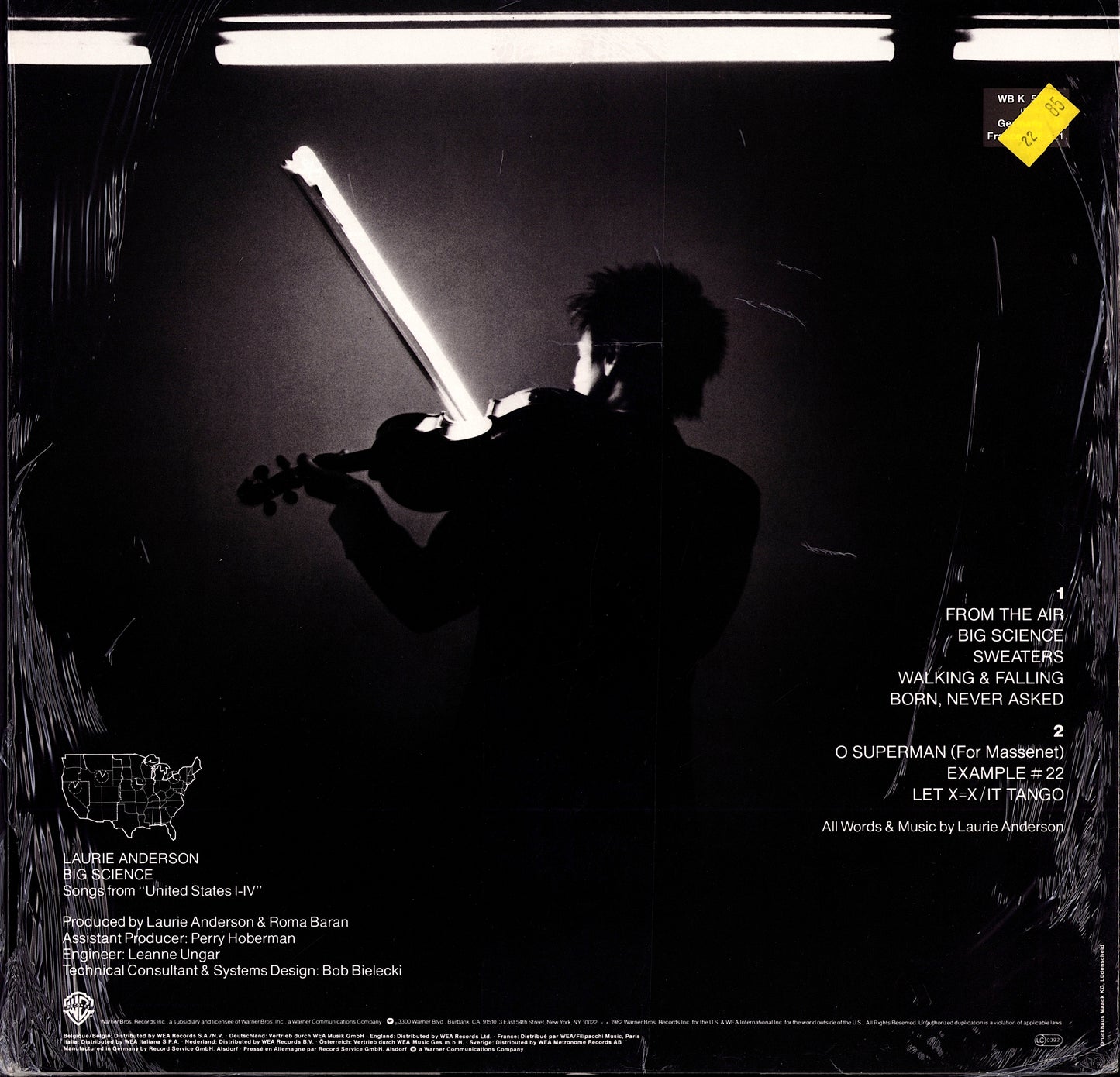 Laurie Anderson – Big Science Vinyl LP Kopie