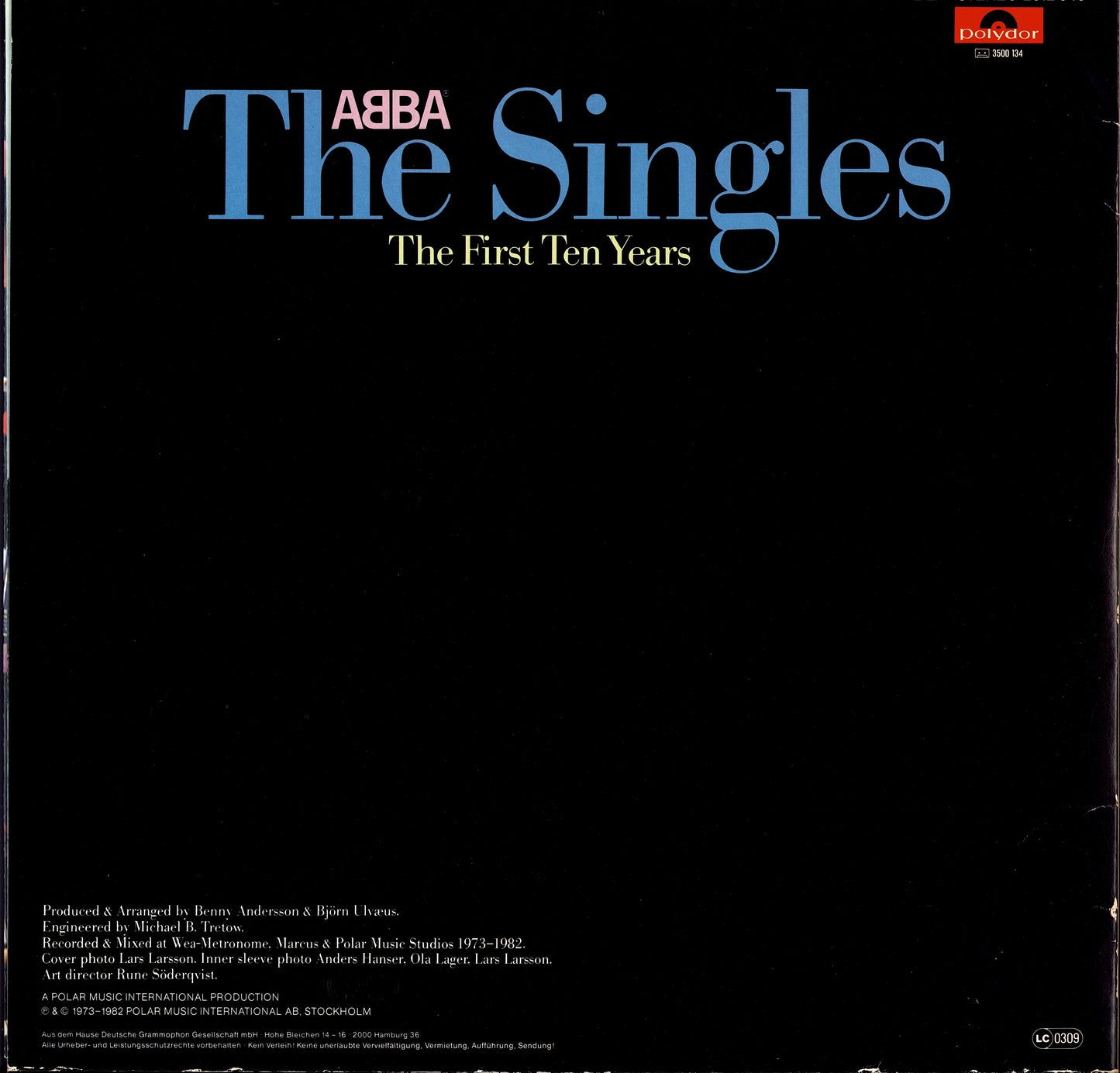 ABBA – The Singles The First Ten Years Vinyl 2LP