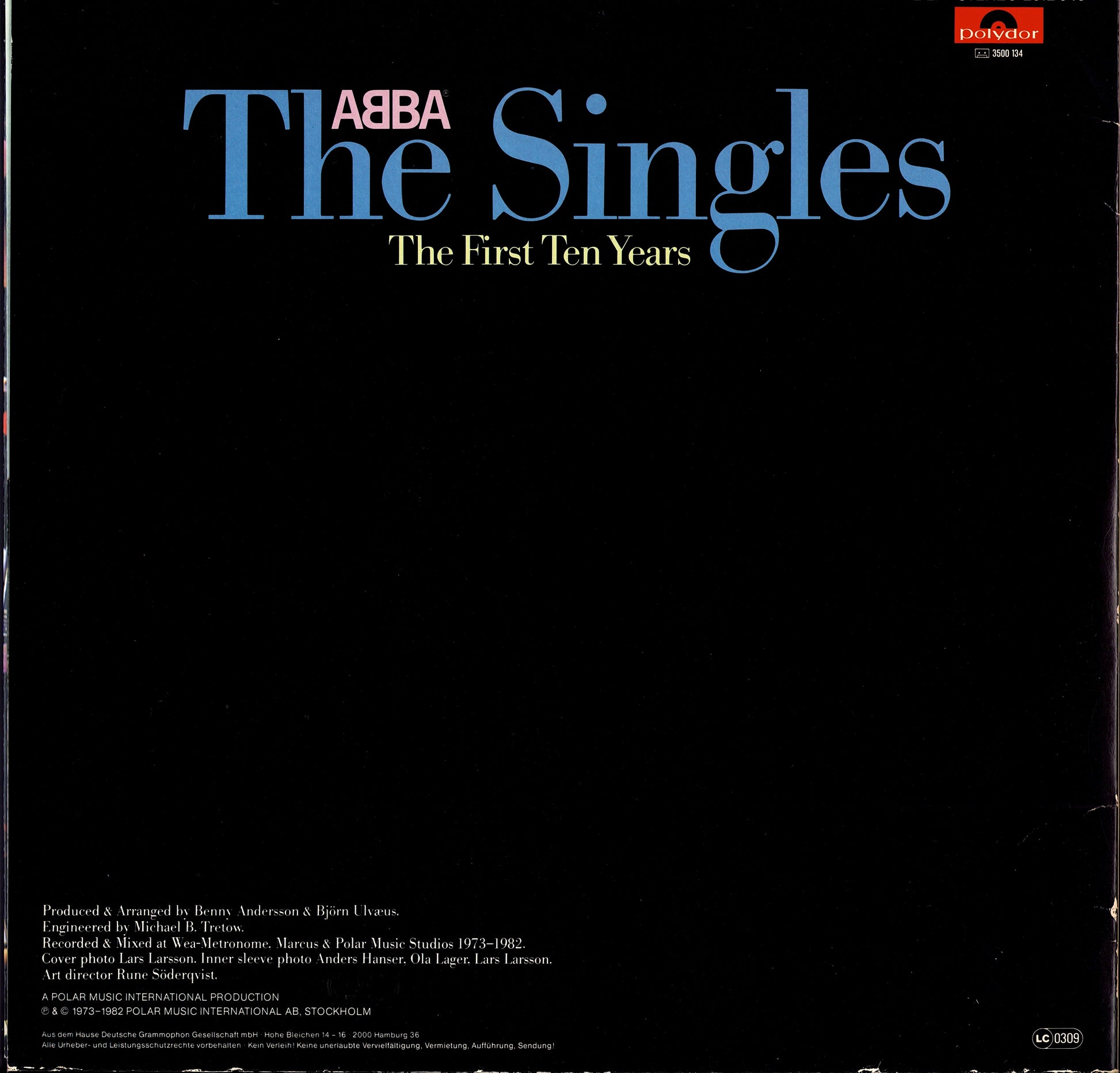 ABBA – The Singles The First Ten Years Vinyl 2LP