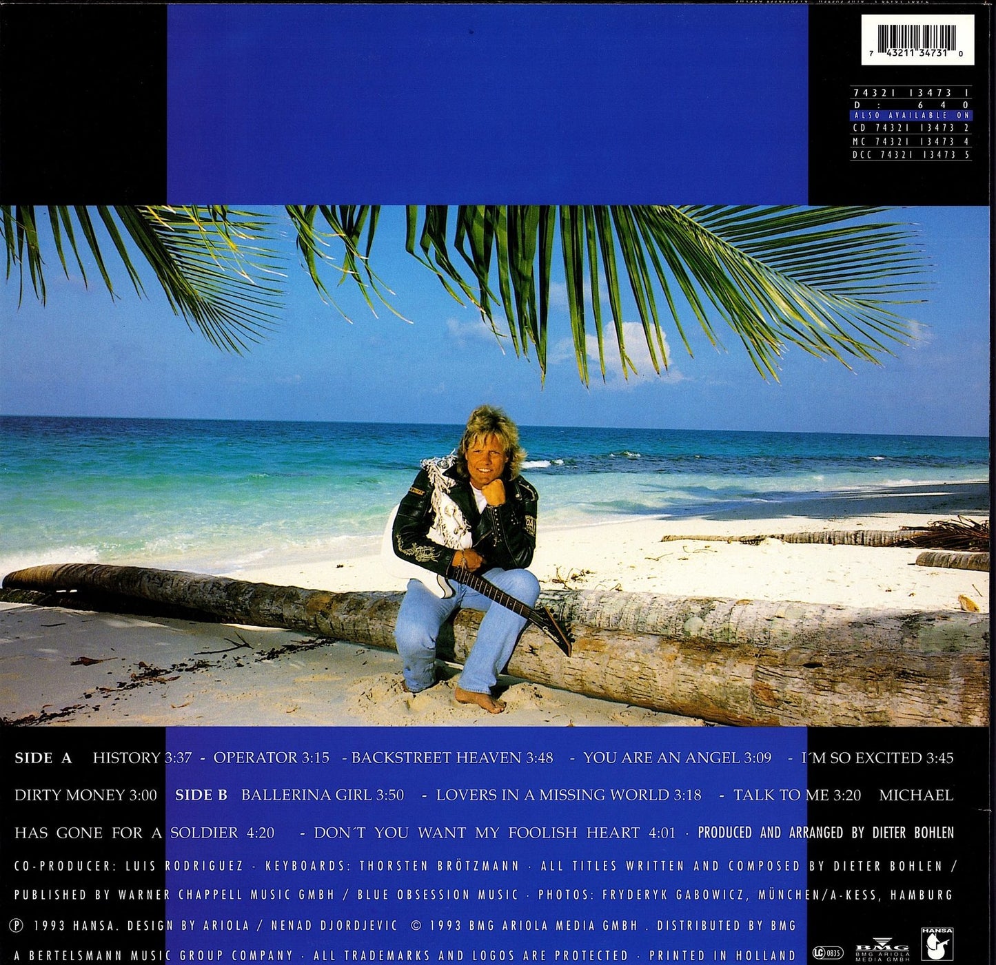 Blue System – Backstreet Dreams Vinyl LP