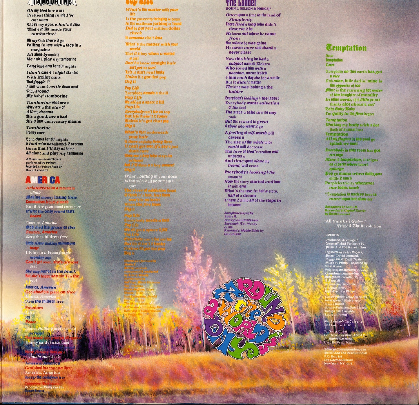 Prince And The Revolution – Around The World In A Day VinylLP