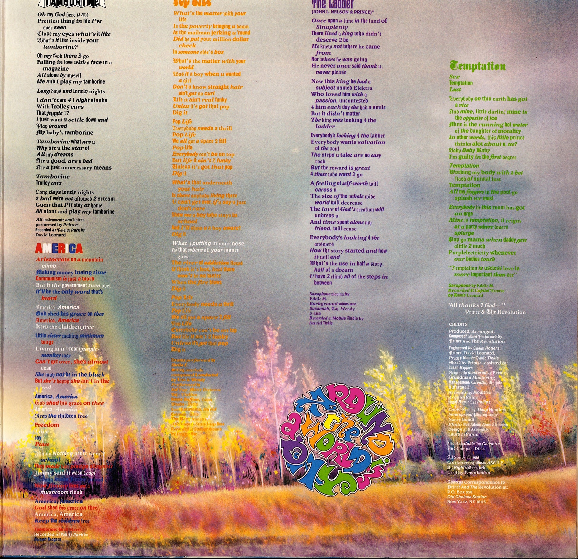 Prince And The Revolution – Around The World In A Day VinylLP