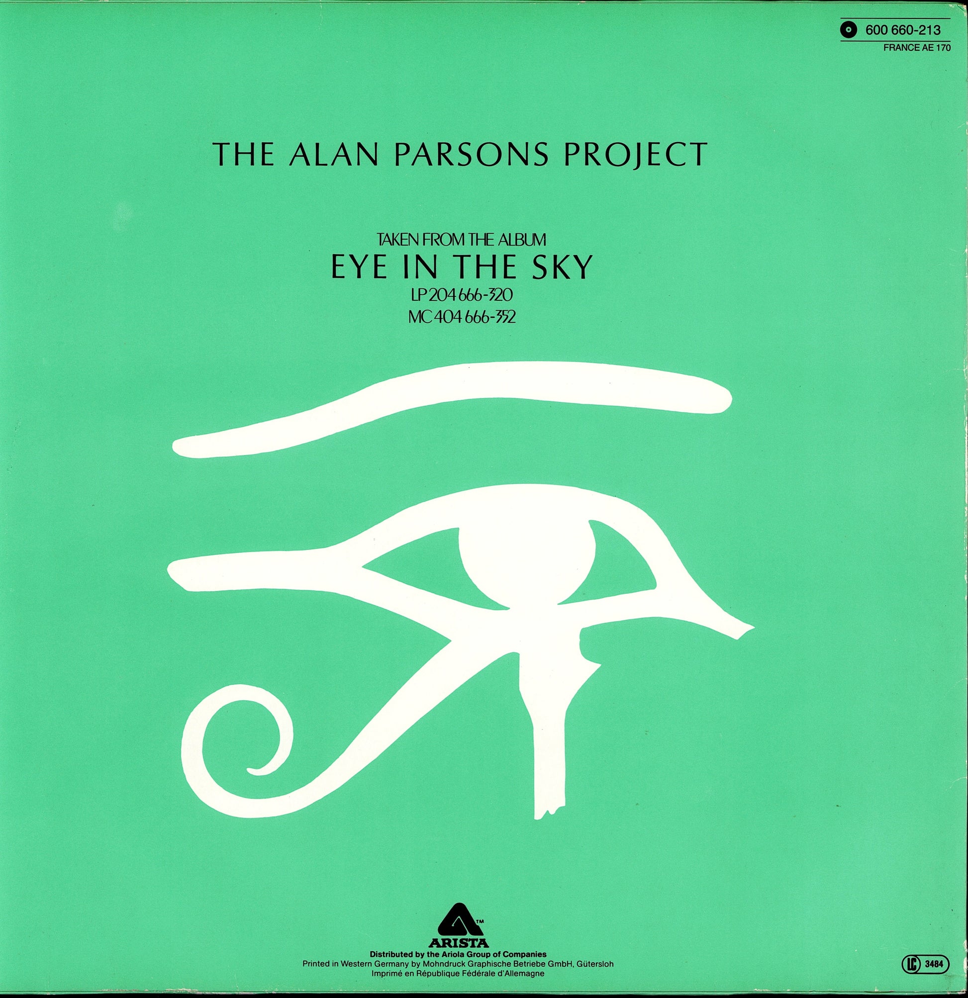 The Alan Parsons Project ‎- Sirius - Eye In The Sky / Mammagamma Vinyl 12" Maxi-Single