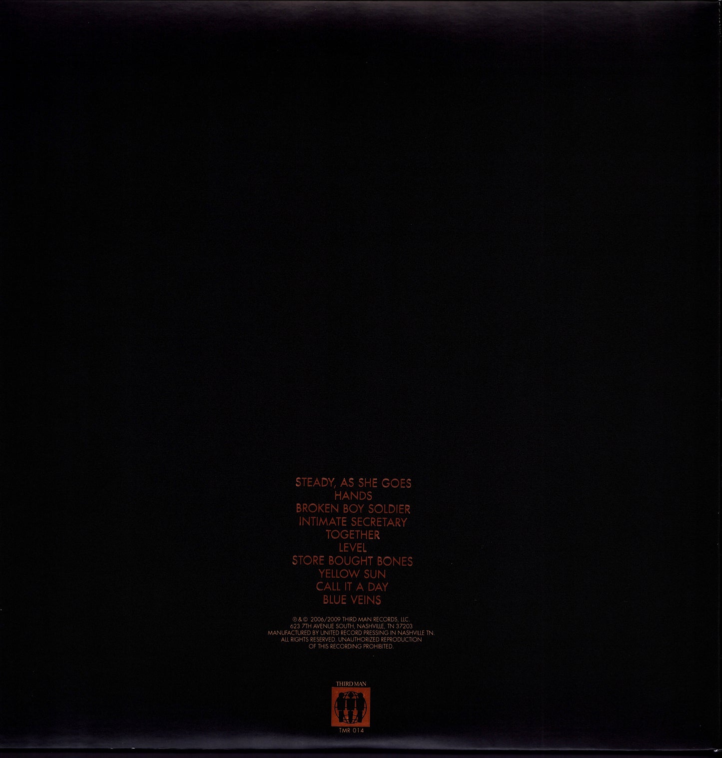 The Raconteurs ‎– Broken Boy Soldiers Vinyl LP