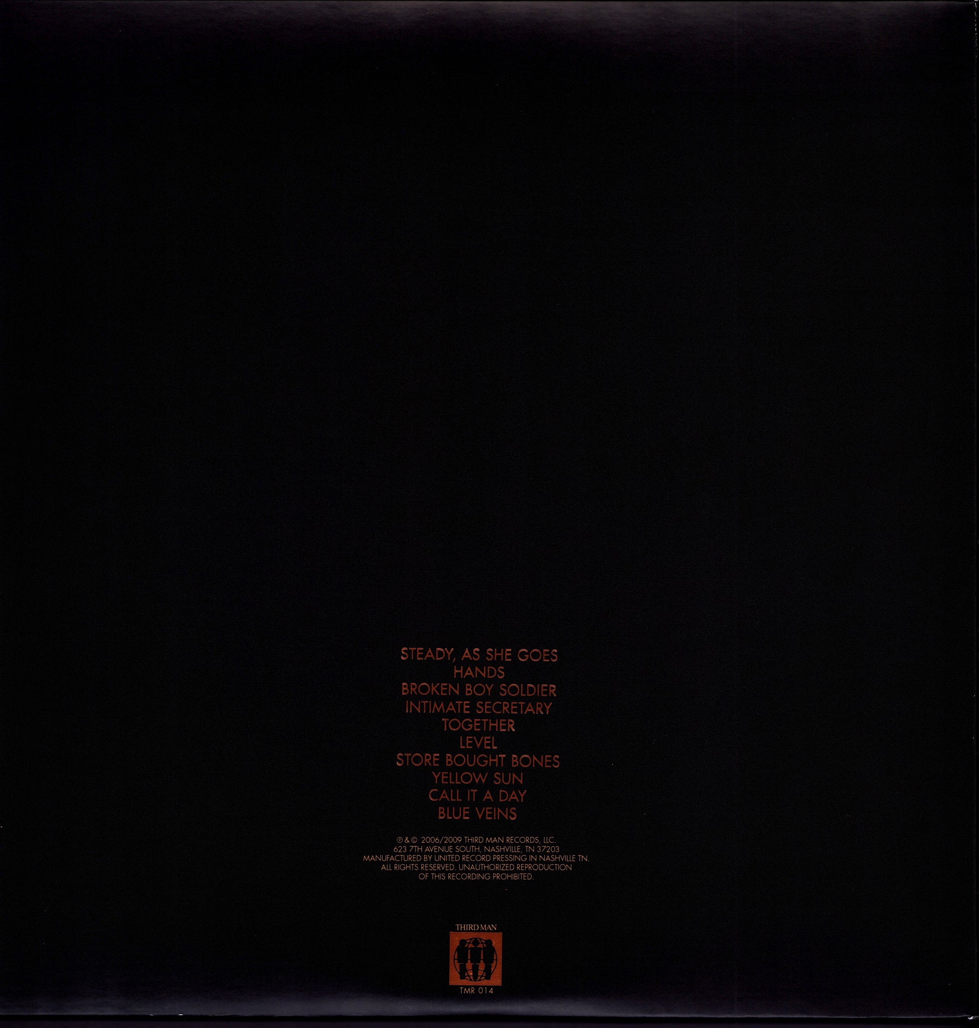 The Raconteurs ‎– Broken Boy Soldiers Vinyl LP