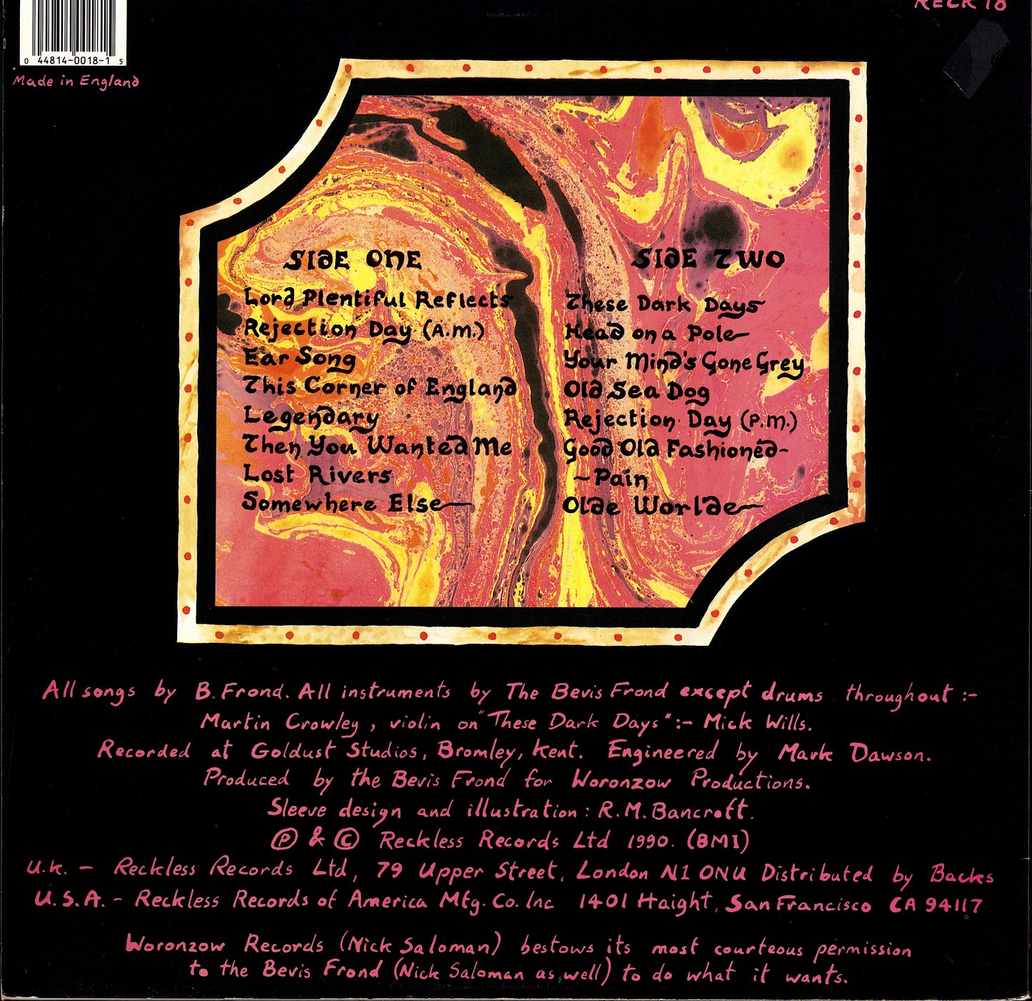 The Bevis Frond – Any Gas Faster Vinyl LP