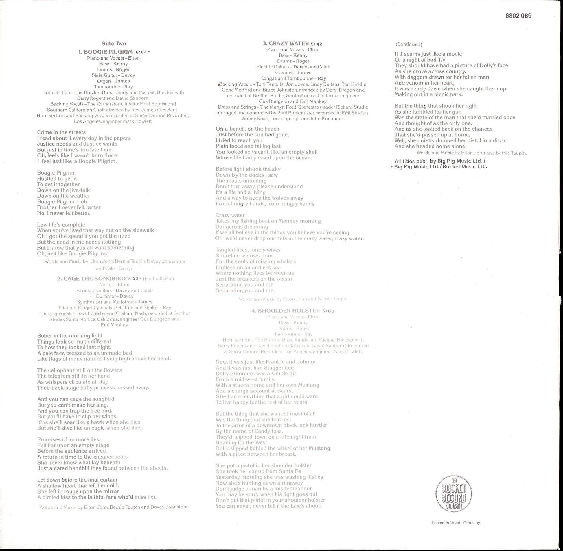 Elton John ‎- Blue Moves Vinyl 2LP Kopie