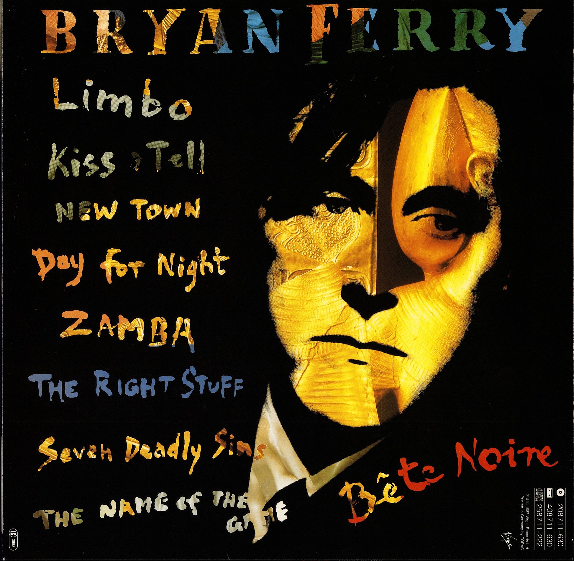 Bryan Ferry ‎- Bête Noire Vinyl LP Kopie