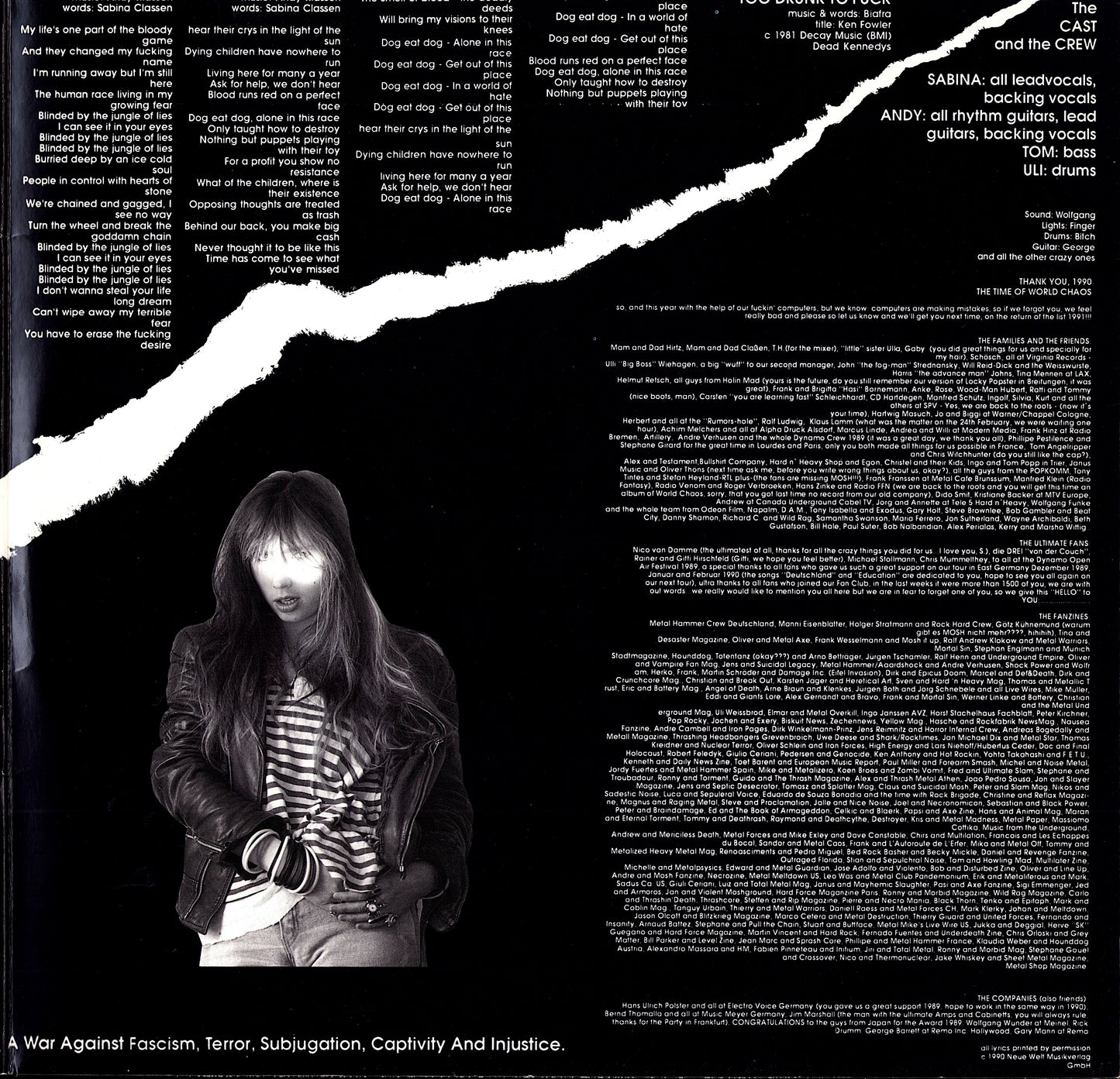 Holy Moses – World Chaos Vinyl LP