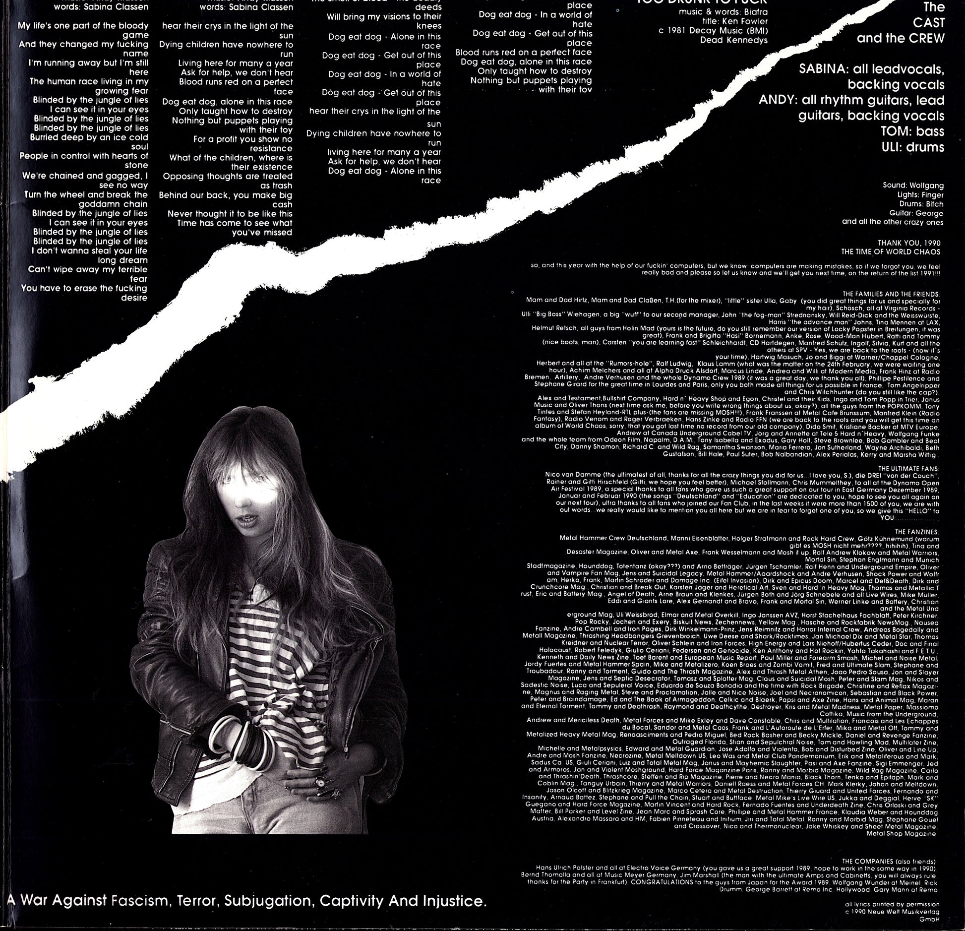 Holy Moses – World Chaos Vinyl LP