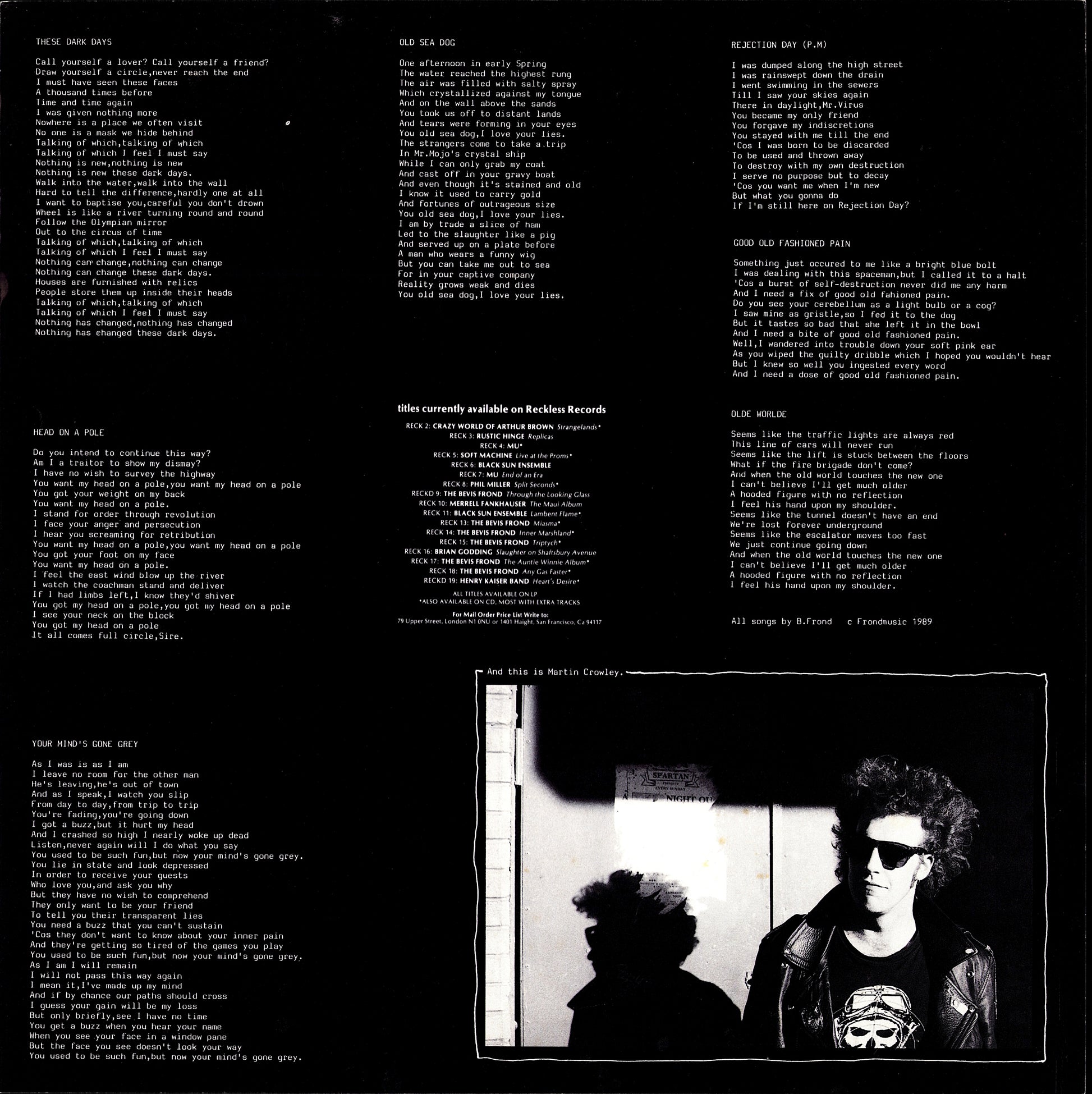 The Bevis Frond – Any Gas Faster Vinyl LP