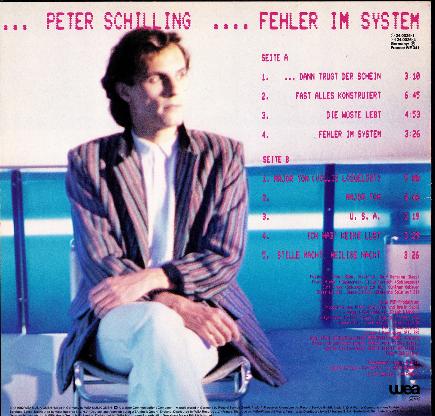 Peter Schilling – Fehler Im System Vinyl LP