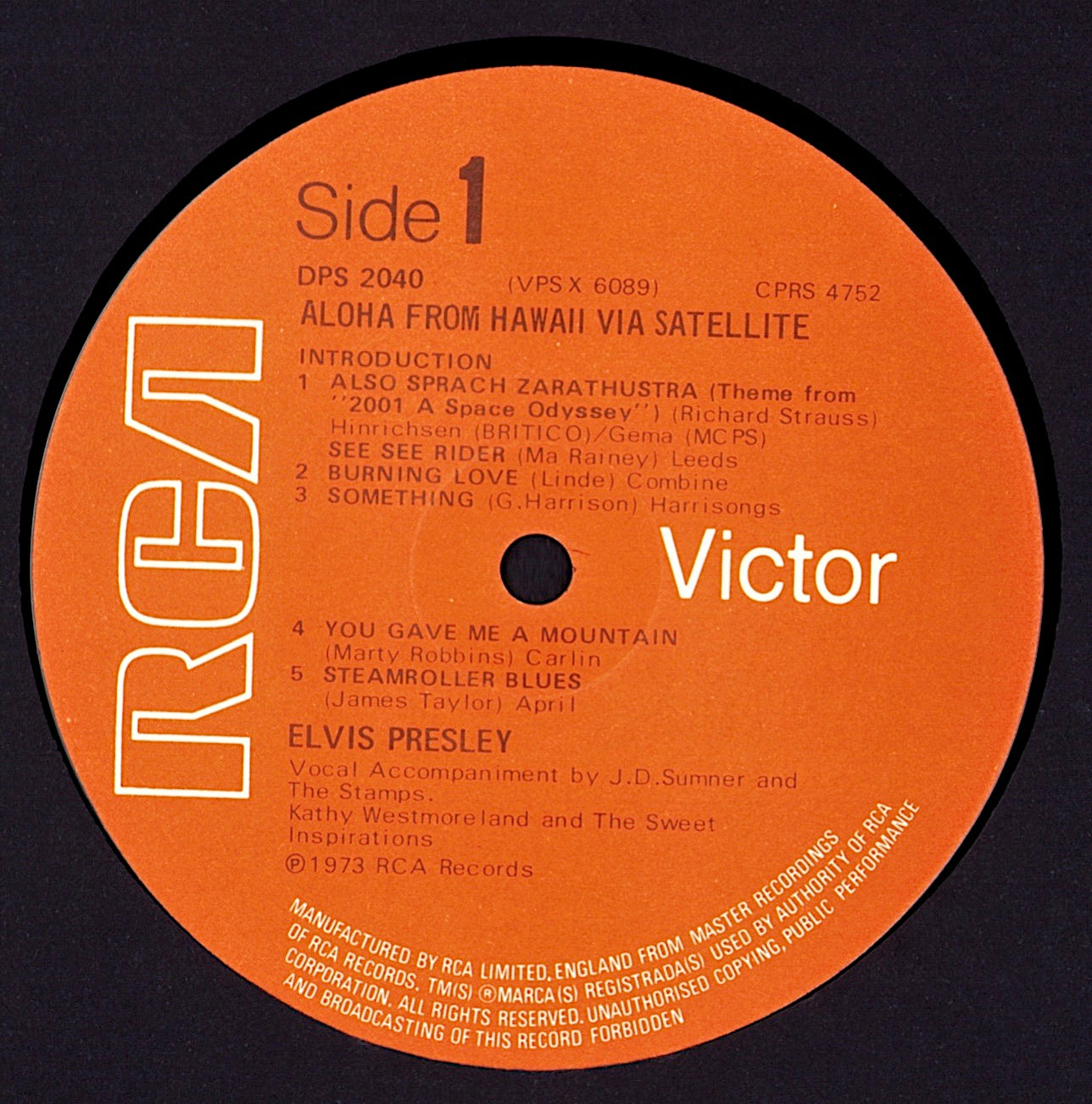 Elvis - Aloha From Hawaii Via Satellite Vinyl 2LP