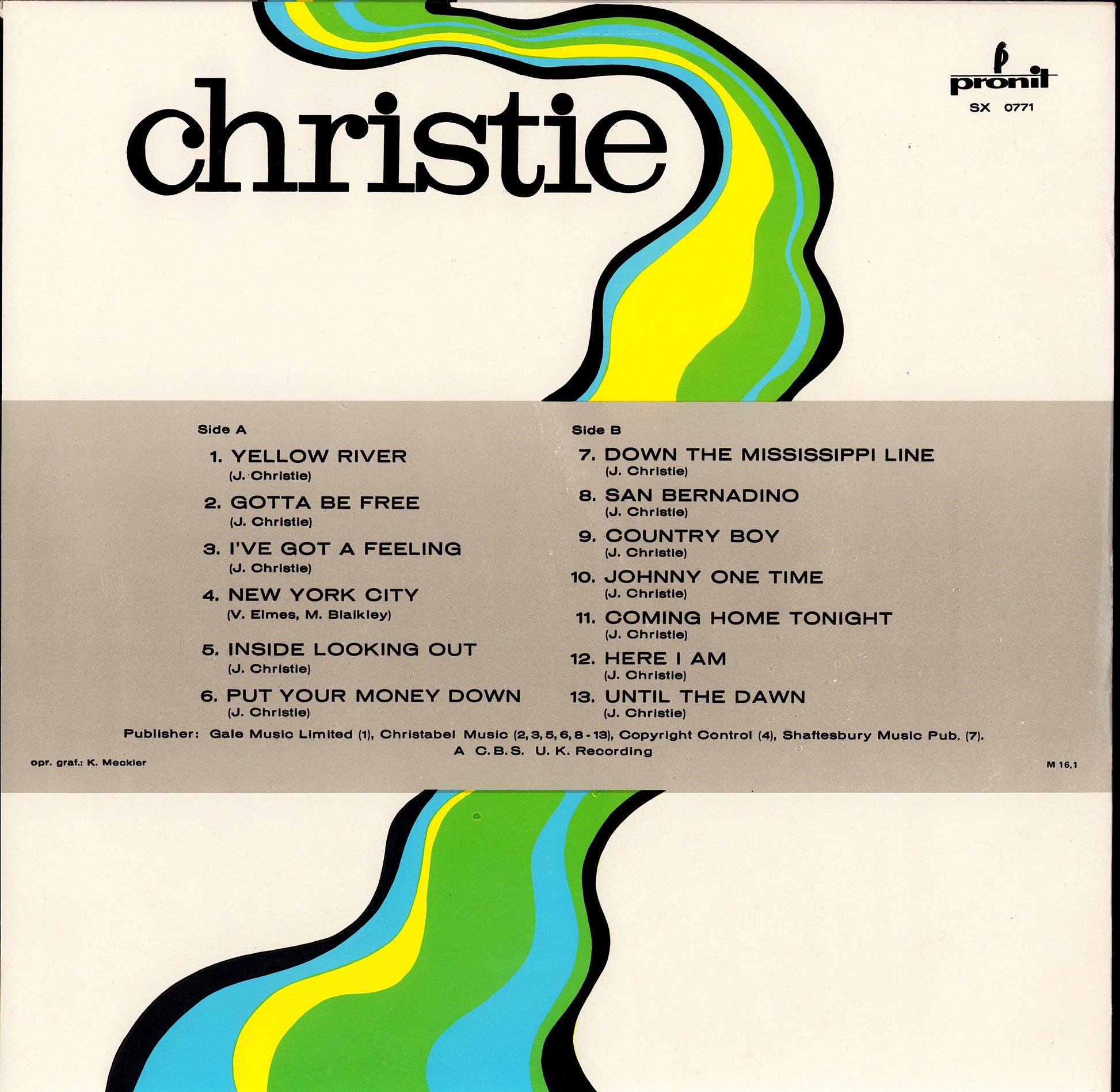 Christie Vinyl LP