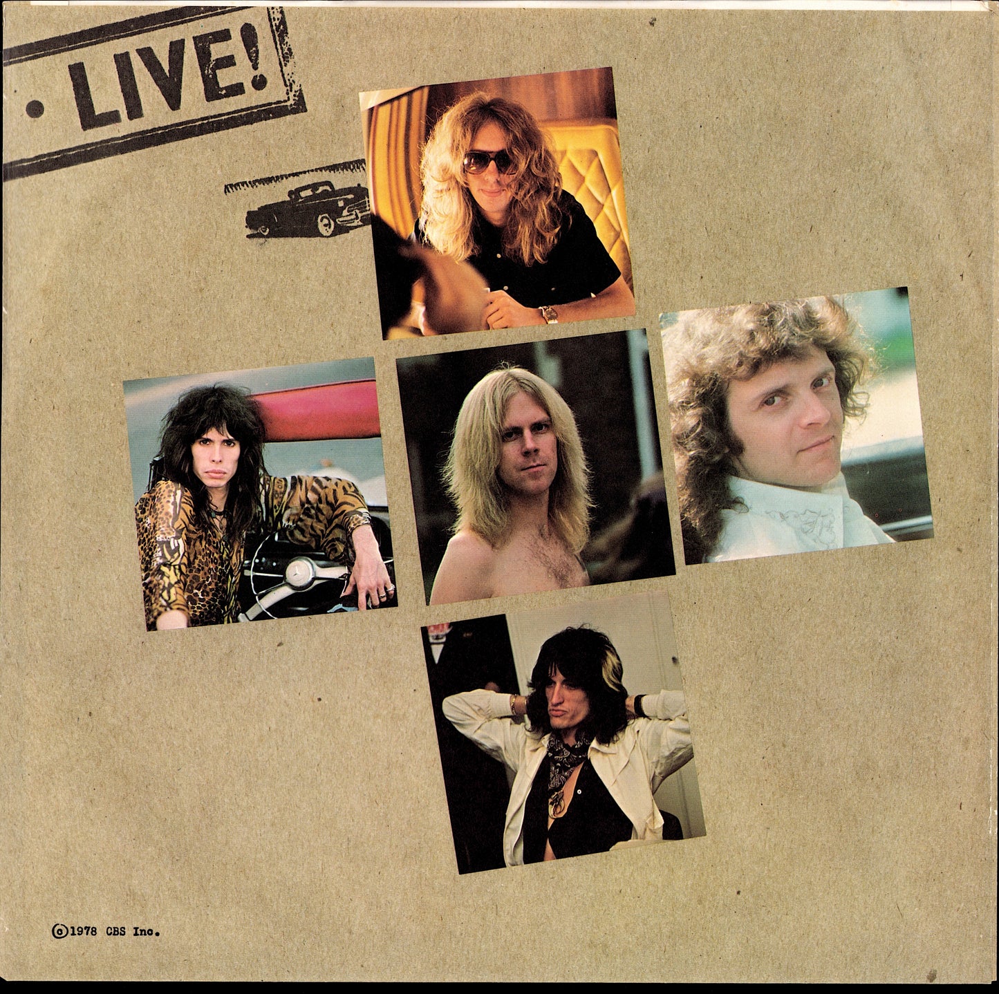 Aerosmith - Live! Bootleg Vinyl 2LP