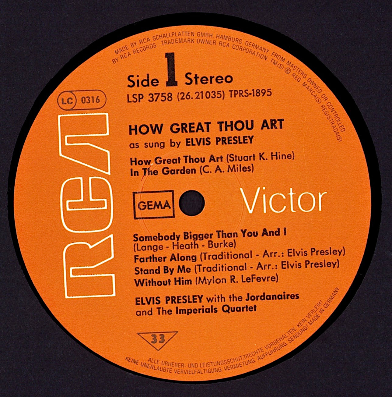 Elvis Presley – How Great Thou Art Vinyl LP