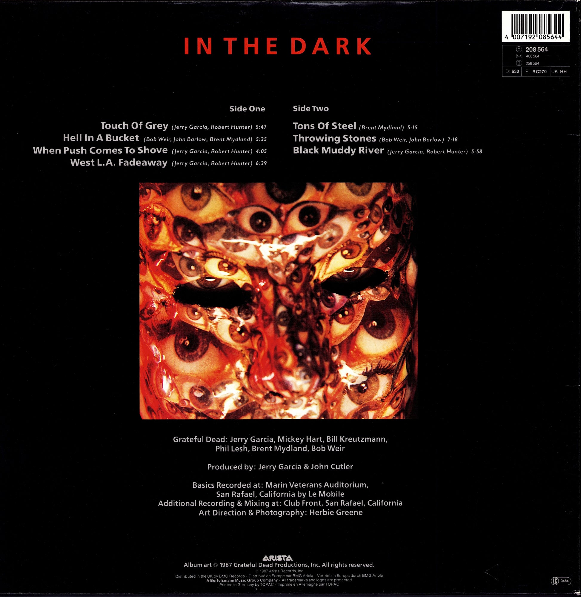 Grateful Dead - From The Mars Hotel White Vinyl LP Kopie