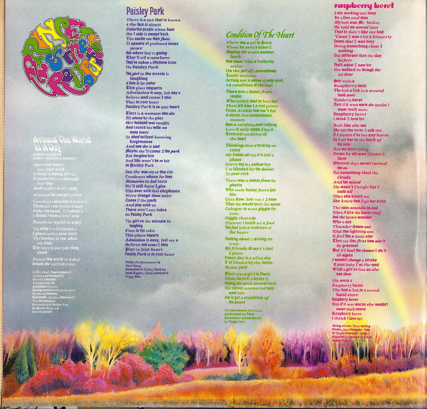 Prince And The Revolution – Around The World In A Day VinylLP