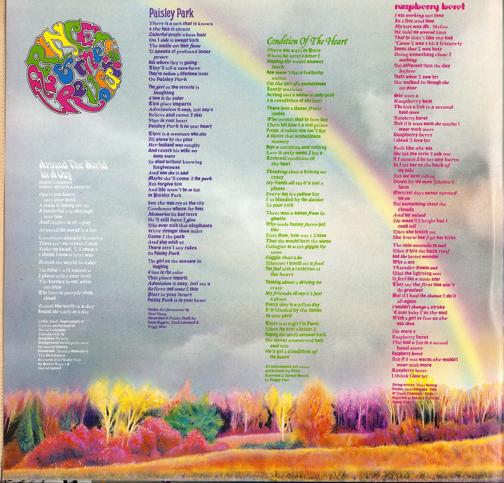 Prince And The Revolution – Around The World In A Day VinylLP