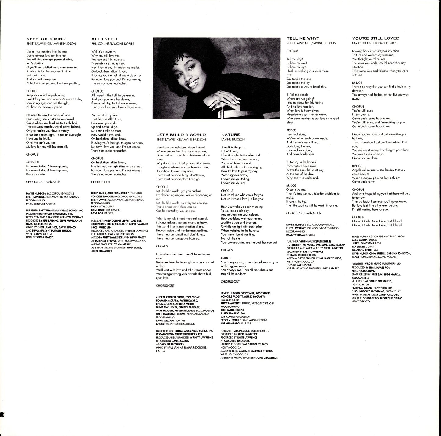 Lavine Hudson – Between Two Worlds Vinyl LP