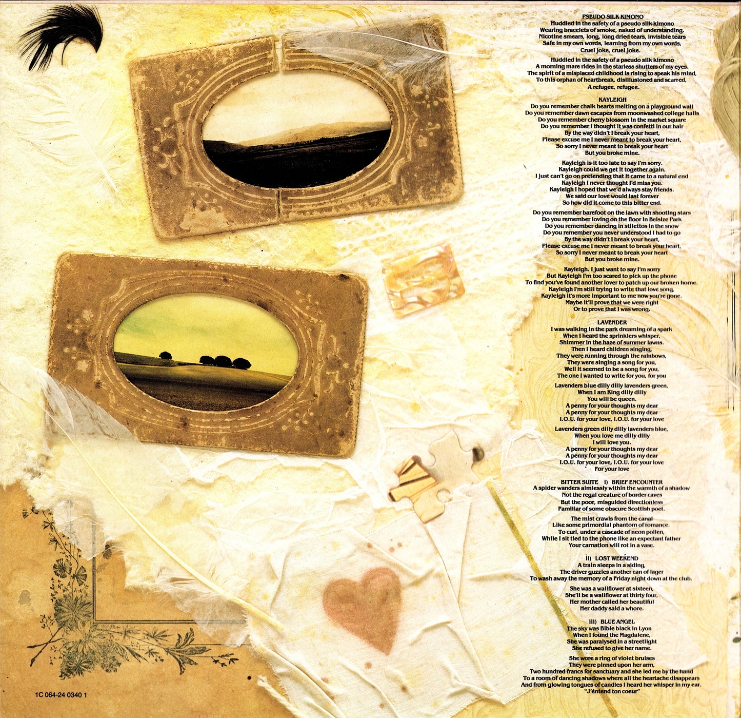 Marillion ‎- Misplaced Childhood Vinyl LP