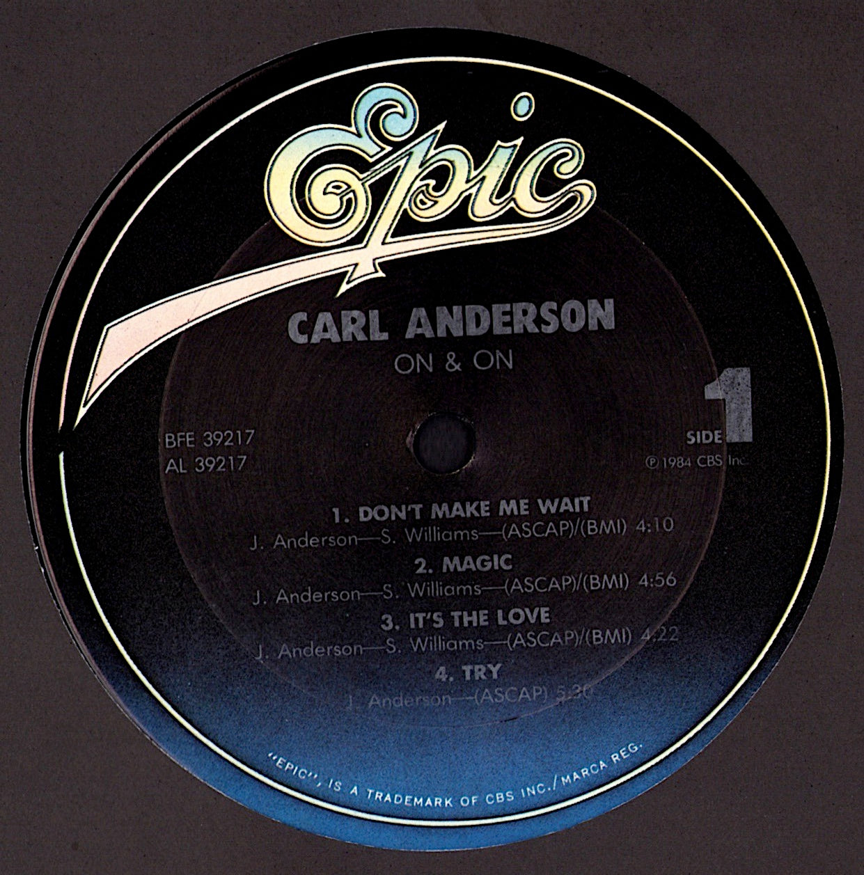 Carl Anderson – Carl Anderson Vinyl LP