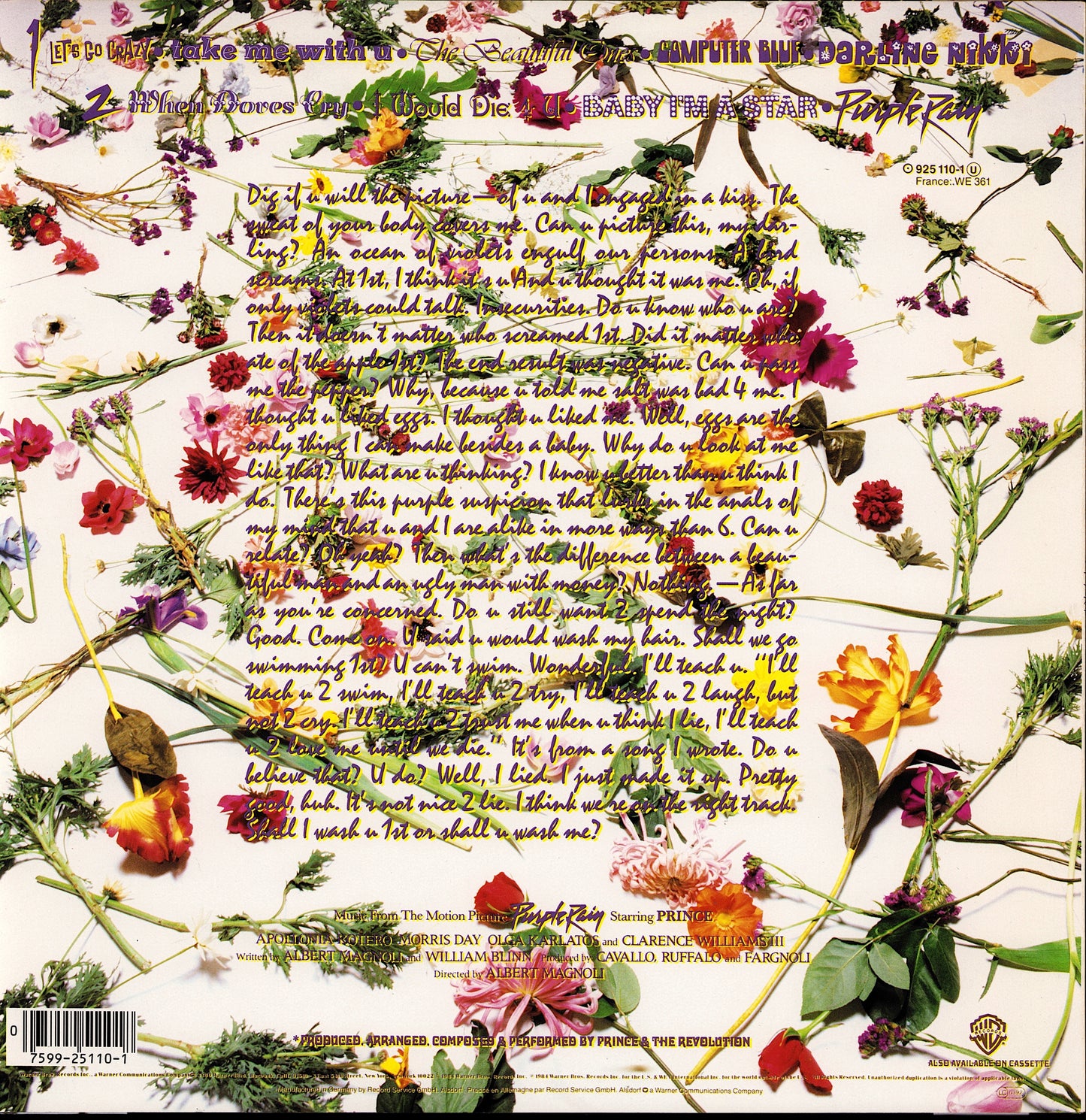 Prince And The Revolution - Purple Rain Vinyl LP