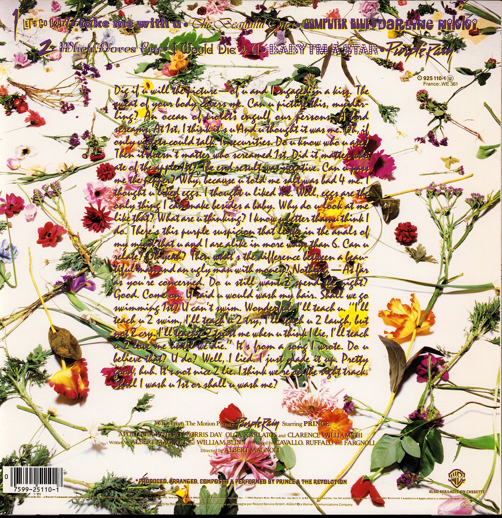 Prince And The Revolution - Purple Rain Vinyl LP