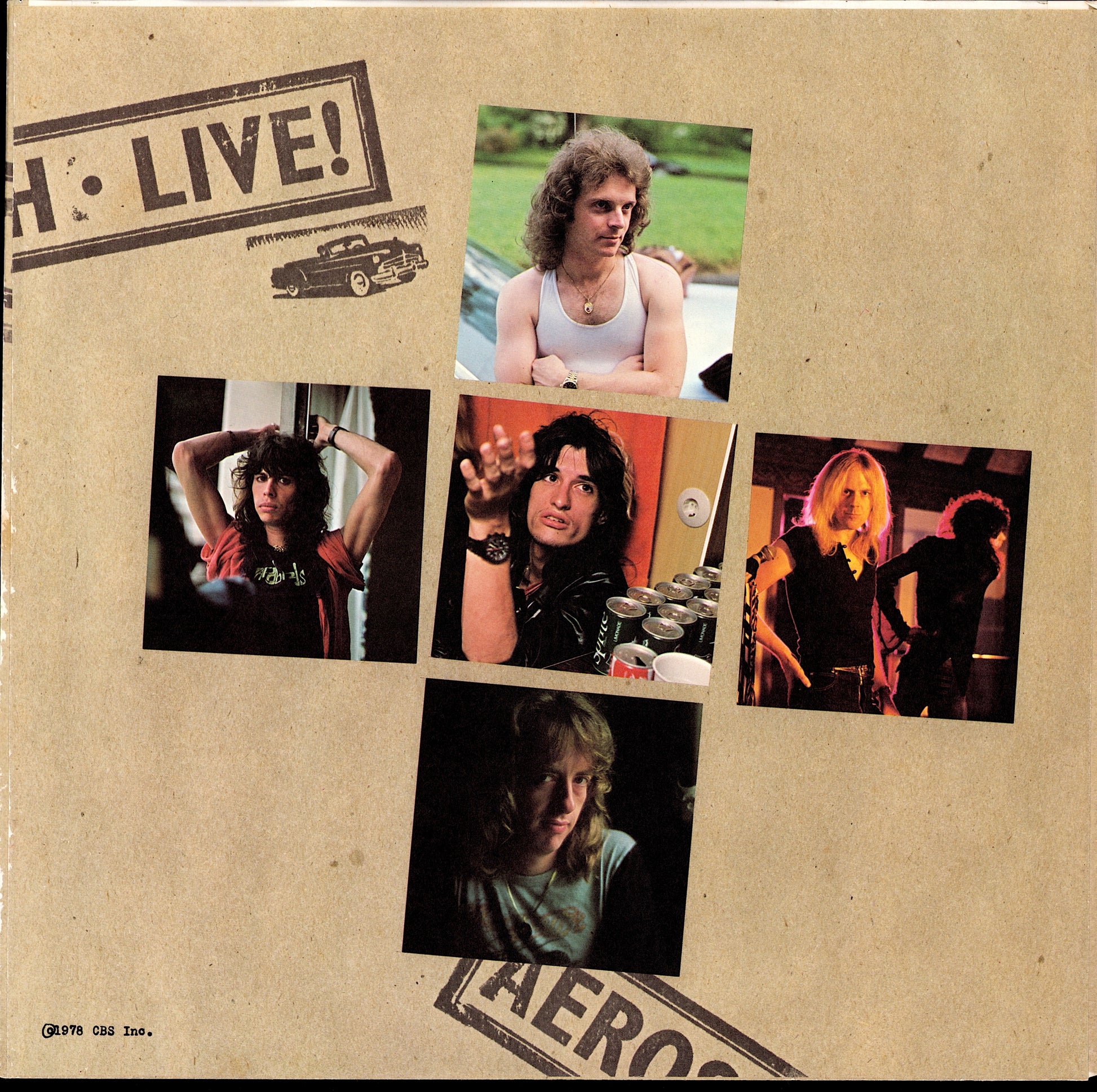 Aerosmith - Live! Bootleg Vinyl 2LP